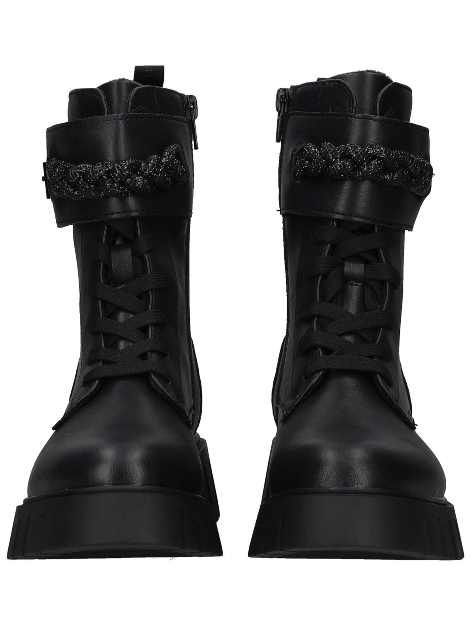 BAGATT Stiefelette Lederimitat . Schnürstiefelette