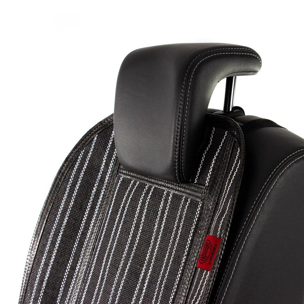 Autositzauflage schwarz/weiß HEYNER Kühl-Sitzauflage