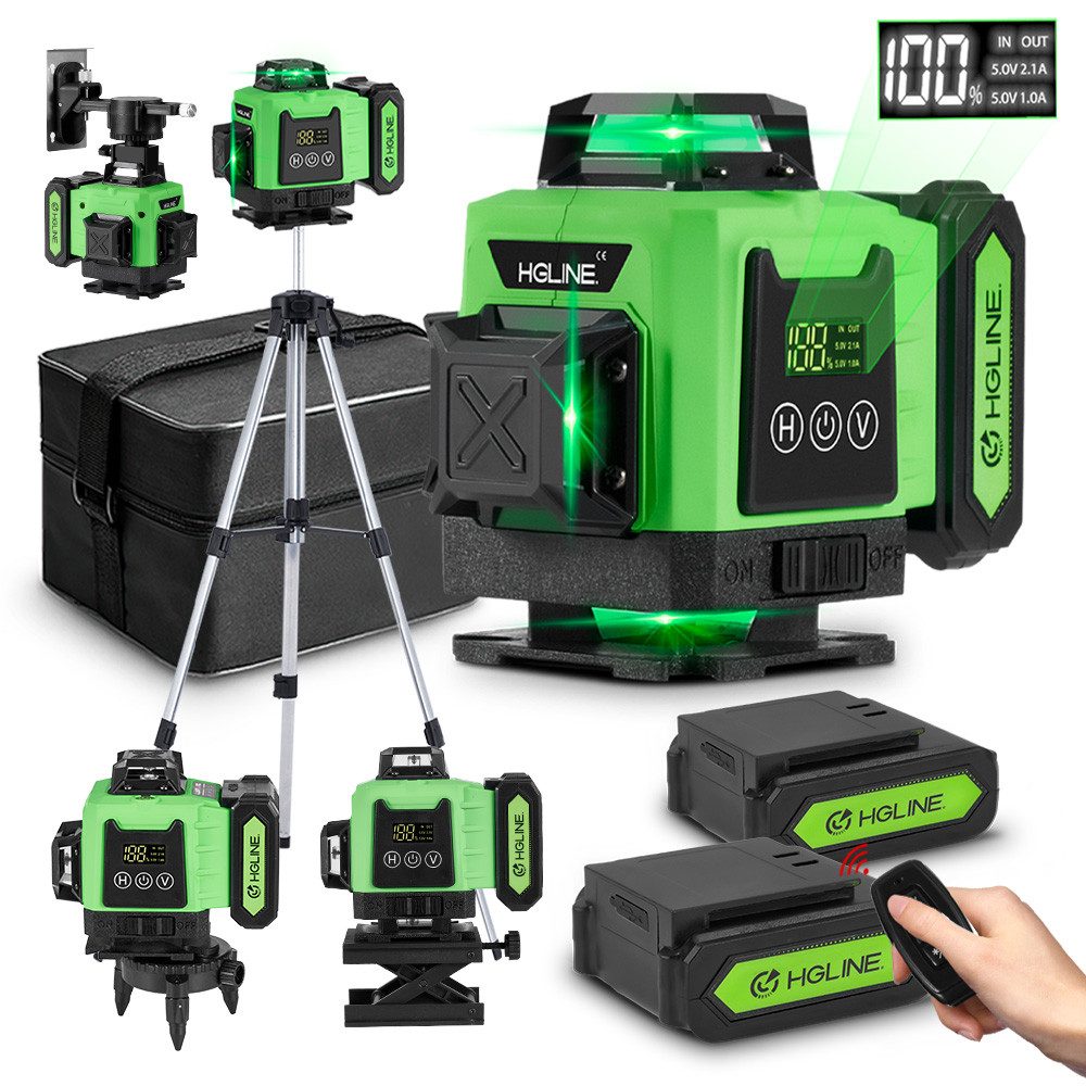 ONEVAN Laserwasserwaage 4x360° Multifunktionale Laser-Wasserwaage mit günstig online kaufen