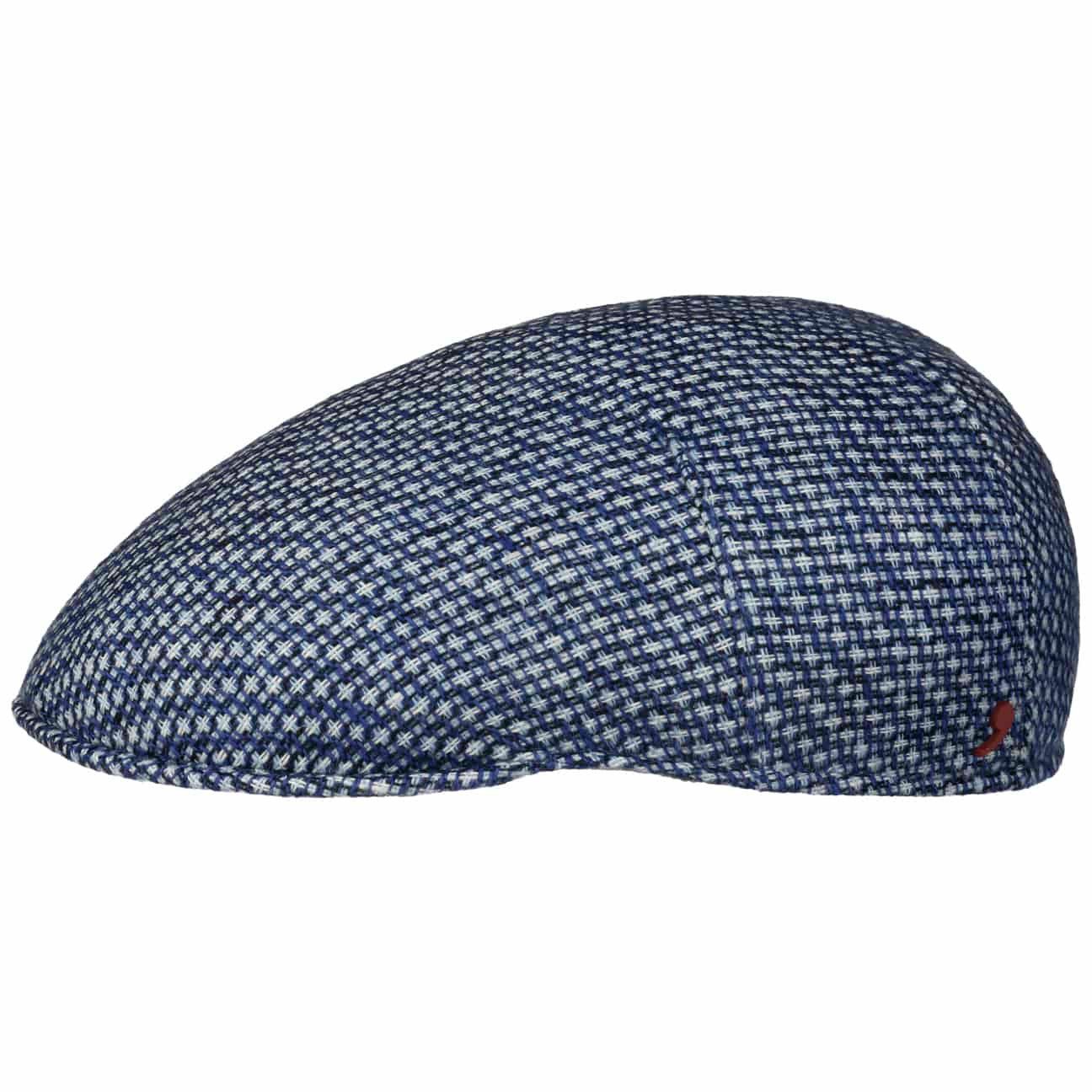 Alfonso D´Este Flat Cap (1-St) Schirmmütze mit Schirm, Made in Italy