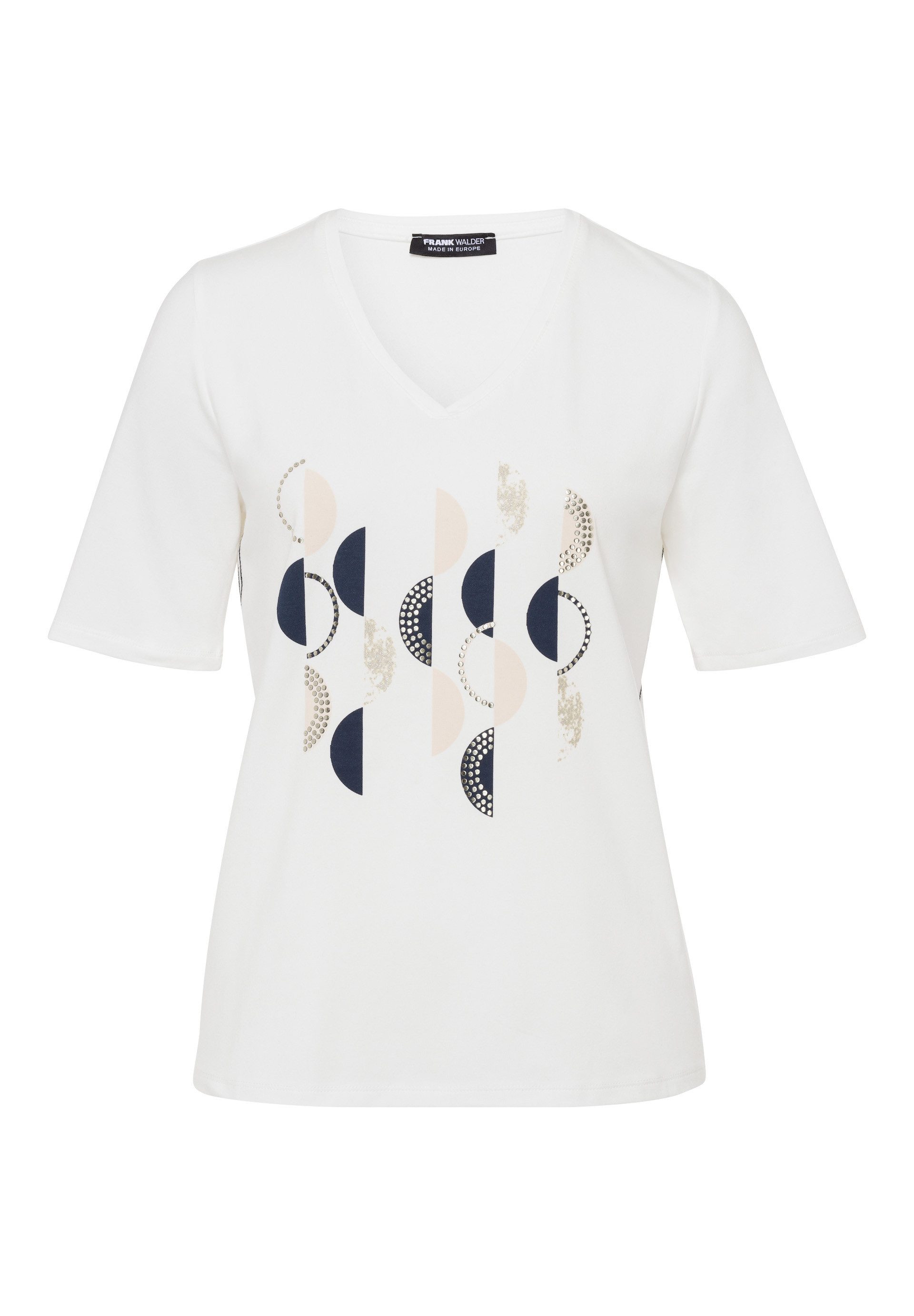 FRANK WALDER Kurzarmshirt mit Motivprint günstig online kaufen