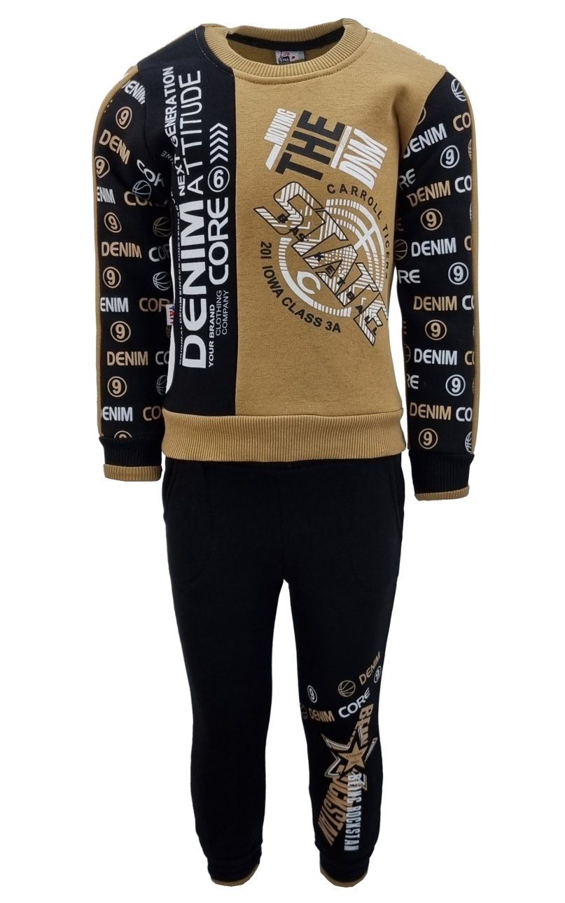 Fashion Boy Sweatanzug Sweatanzug Freizeitanzug Jogginganzug Jungen JFT2521