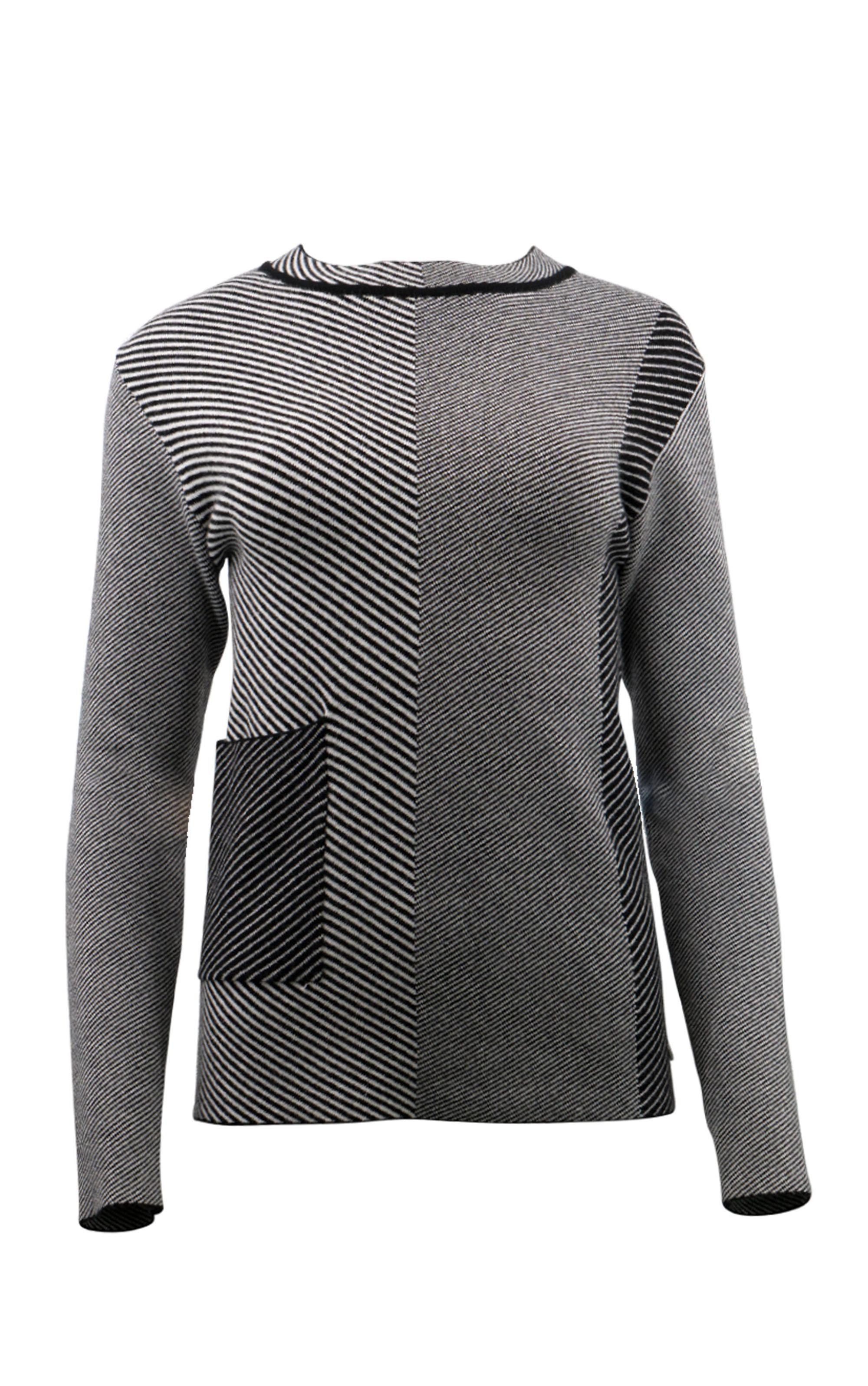 Passioni Strickpullover mit Turtleneck und Kontraststreifenmuster günstig online kaufen