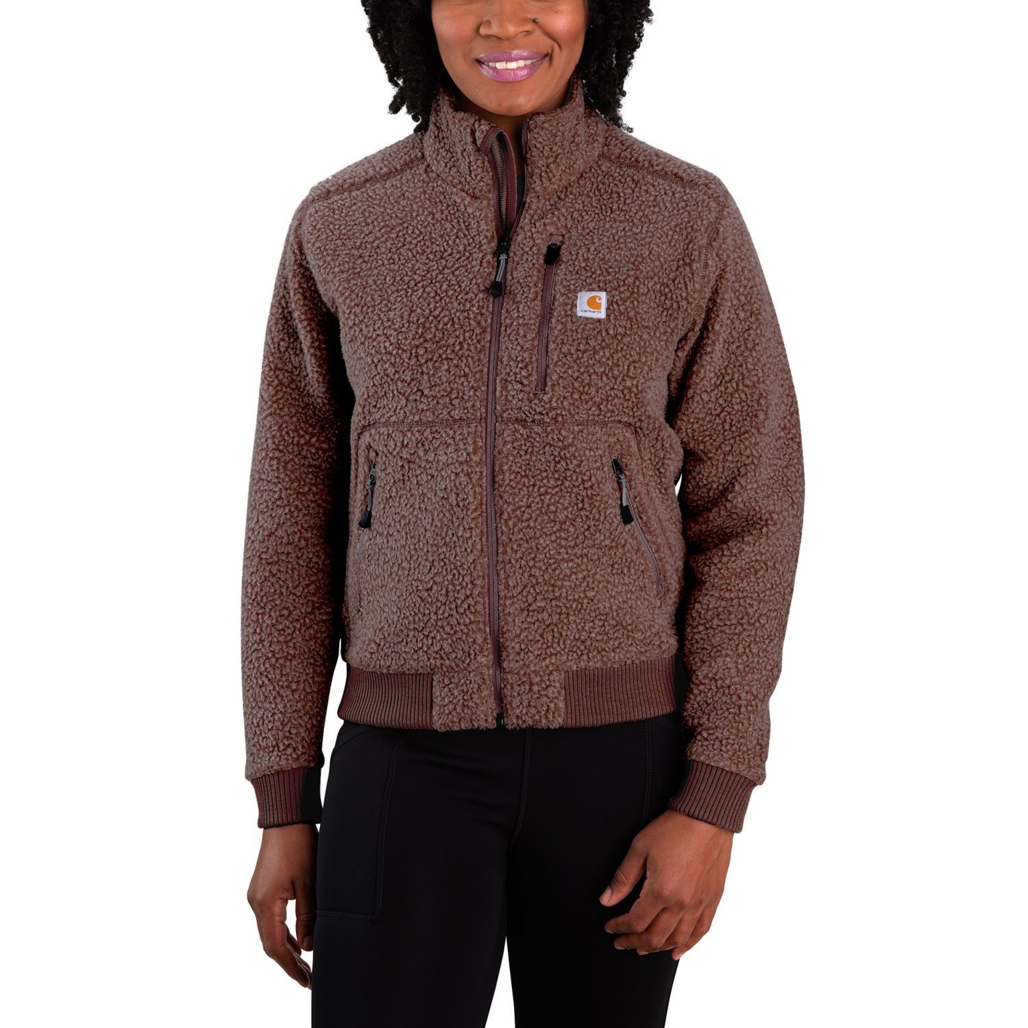 Damen Fleecejacke Fleecejacke nutmeg Carhartt heather Carhartt .103913