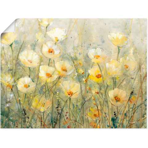 Artland Wandbild Sommer in voller Blüte I, Blumenwiese (1 St), als Alubild, Outdoorbild, Leinwandbild, Poster, Wandaufkleber