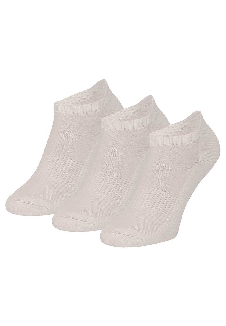 Sneakersocken Unisex Sport 3er Pack kurz Schwarz oder Weiß Socken