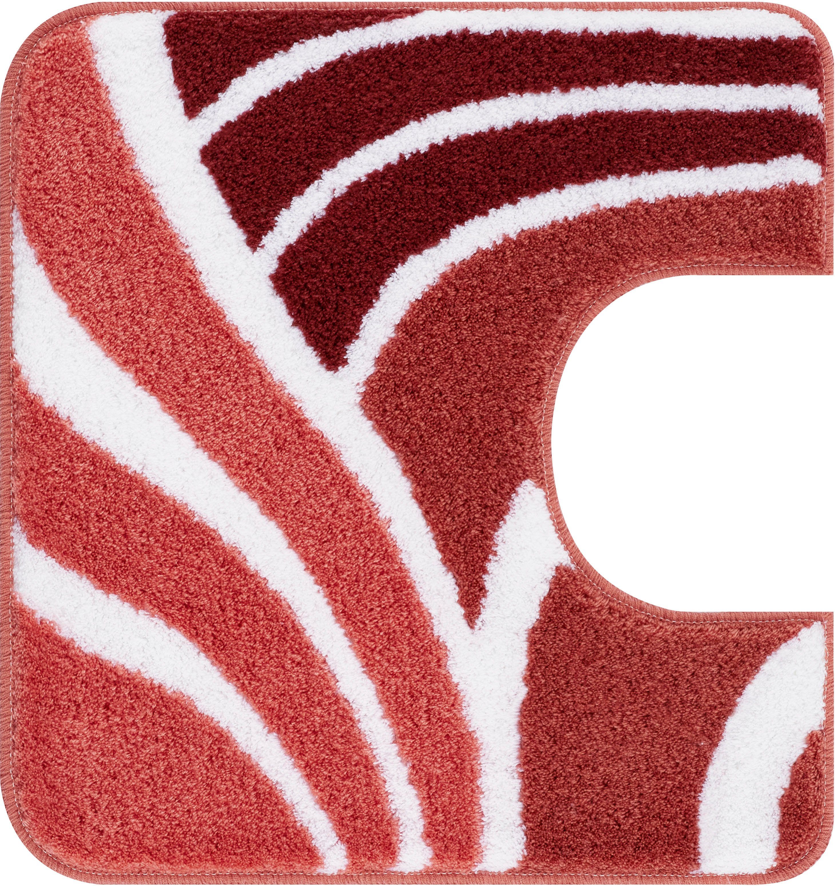 Kleine Wolke Badematte Flame, Höhe 15 mm, rutschhemmend beschichtet, fußbod günstig online kaufen