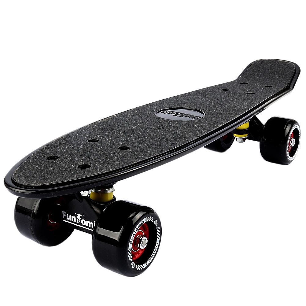 FunTomia Miniskateboard Miniboard Cruiser Skateboard mit 70/65mm Big Wheel Rollen