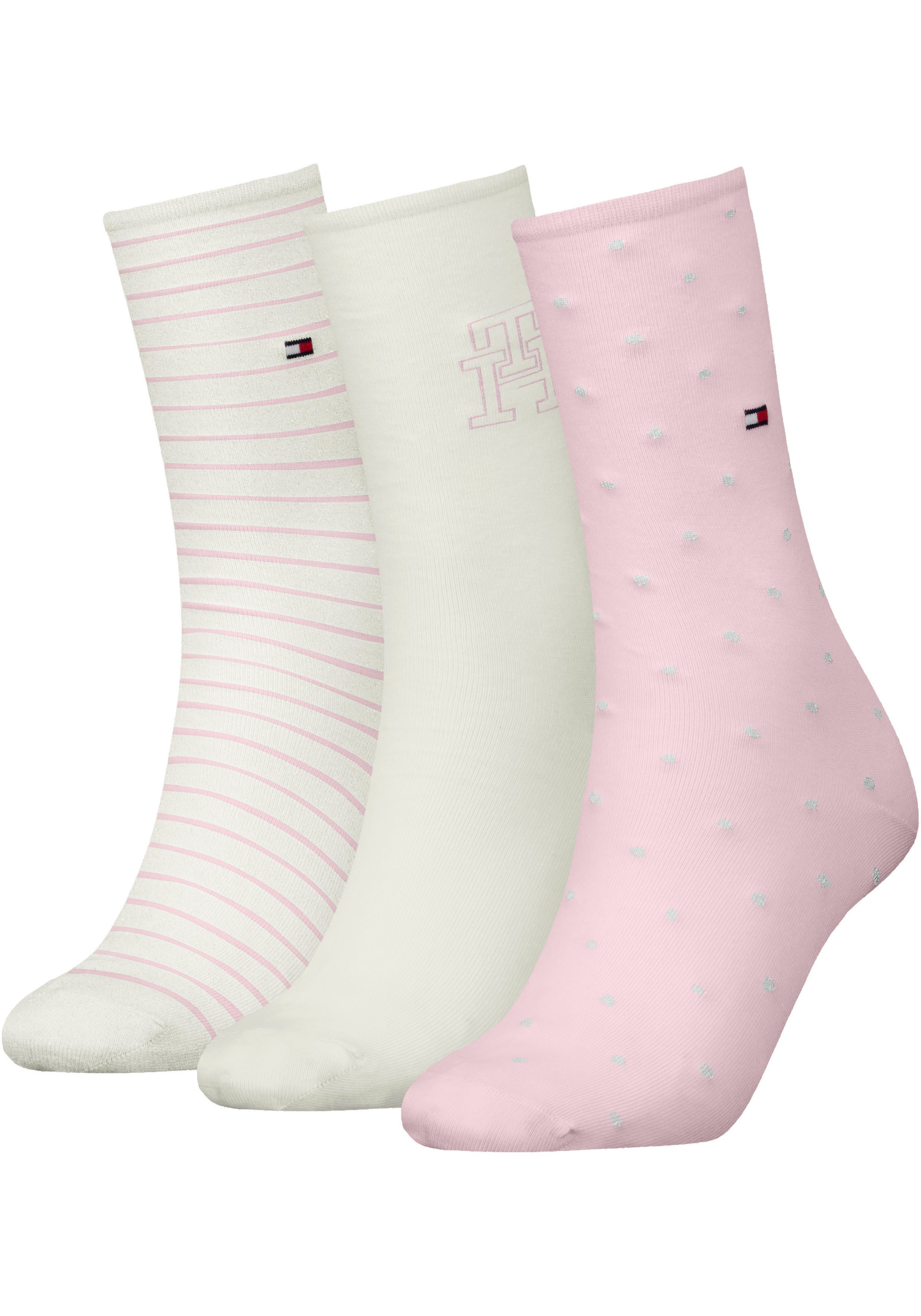 Tommy Hilfiger Socken TH WOMEN SOCK 3P GIFTBOX (3-Paar) günstig online kaufen