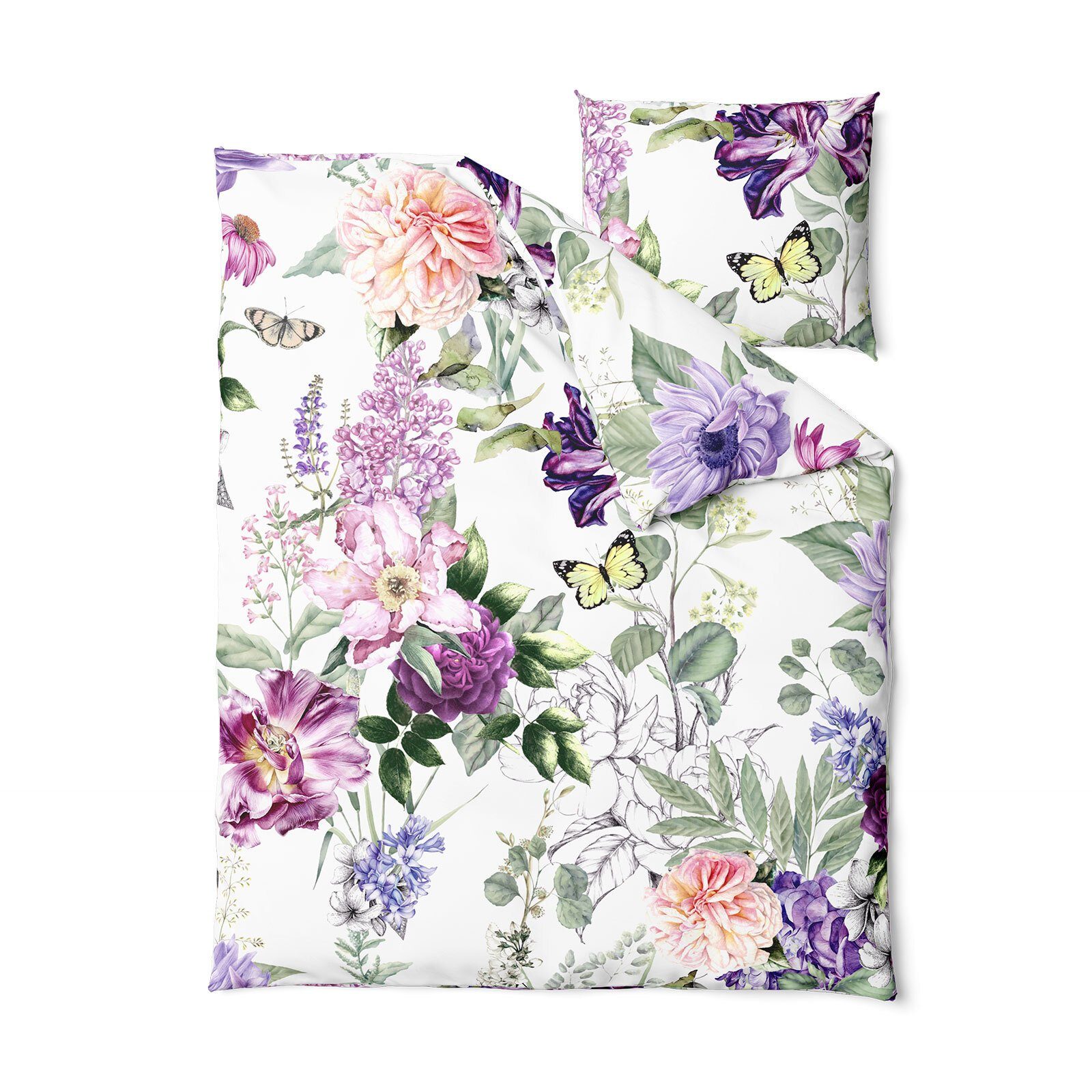 TRAUMSCHLAF Bettwäsche Valerie, Jersey, 2 teilig, dicht gestrickte Interloc günstig online kaufen