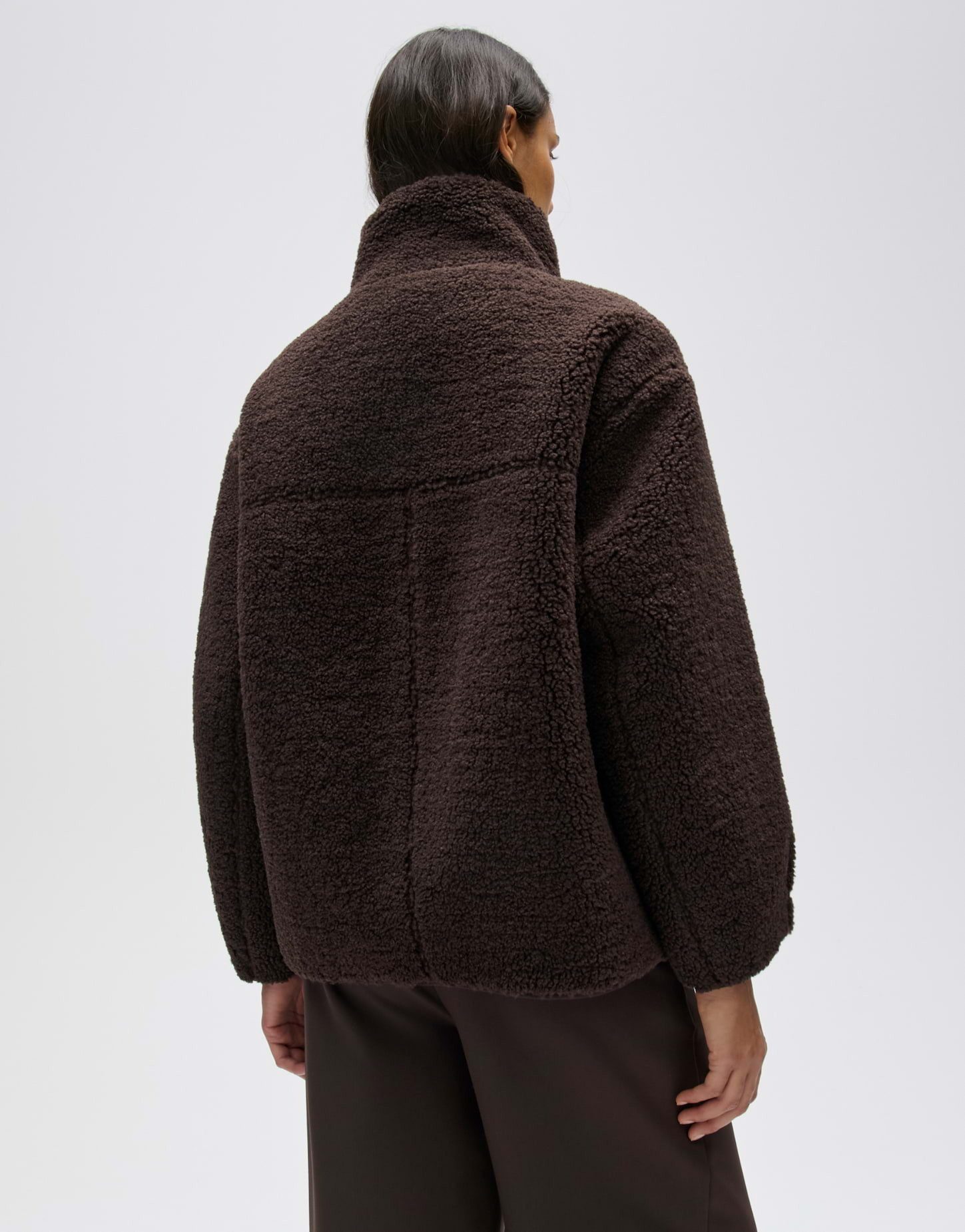 OPUS Winterjacke Haella aus weichem Teddyplüsch Lockere Passform für stilvolle und bequeme Alltagslooks