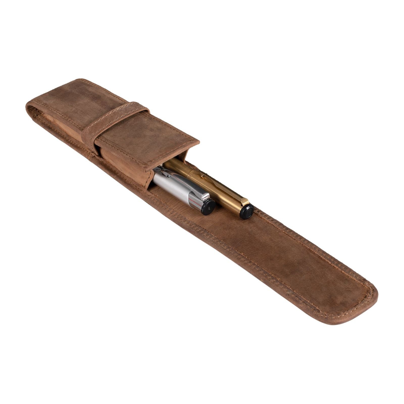STILORD Etui "Penn" Stifteetui Leder 2 Stifte