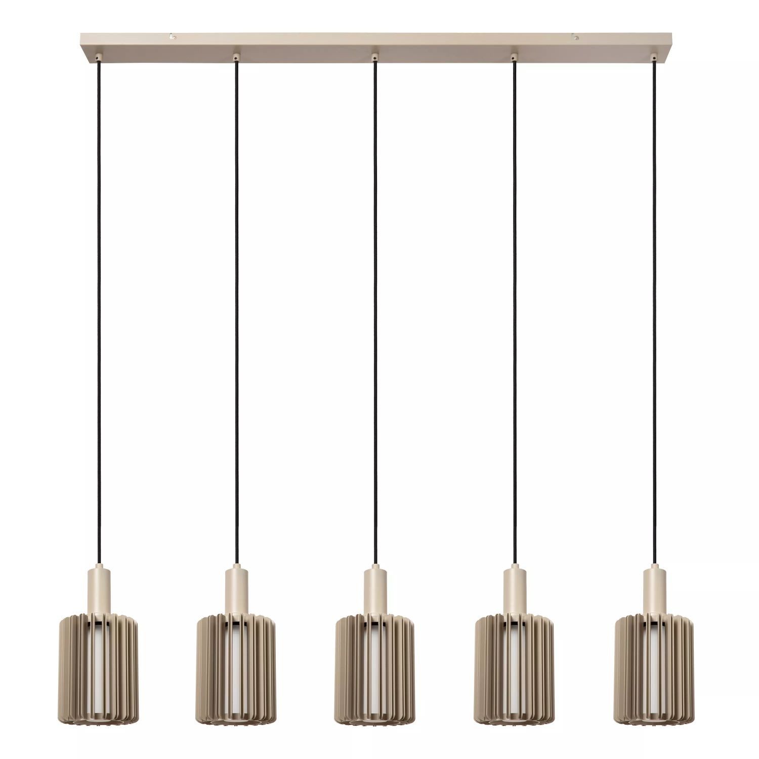 Licht-Erlebnisse Pendelleuchte UBEON, ohne Leuchtmittel, Aluminium günstig online kaufen
