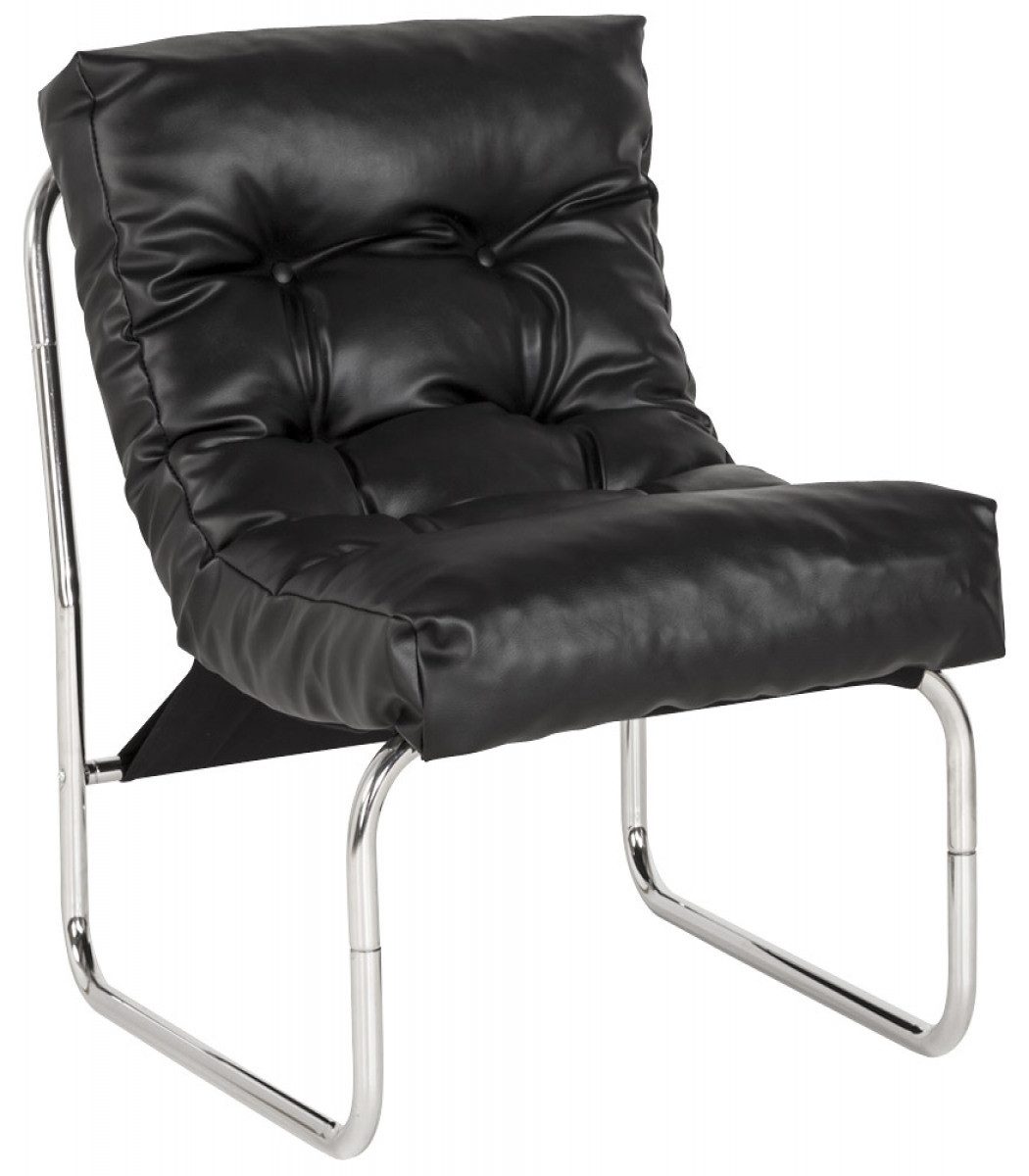 KADIMA DESIGN Loungesessel Lounge Stuhl Schwarzer günstig online kaufen