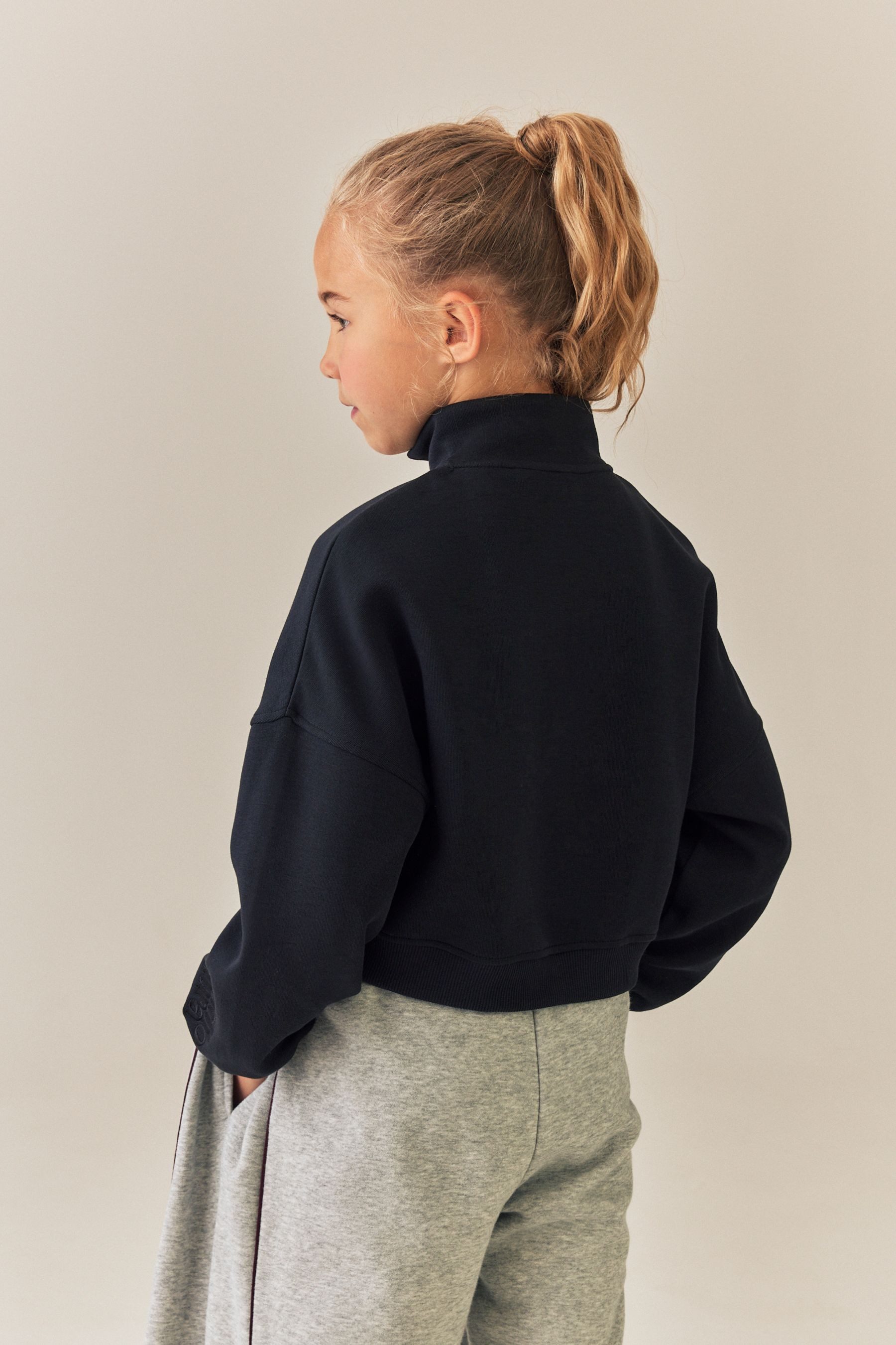 Next Sweater Sweatshirt mit viertellangem Reißverschluss (1-tlg) – Bild 2 von 4
