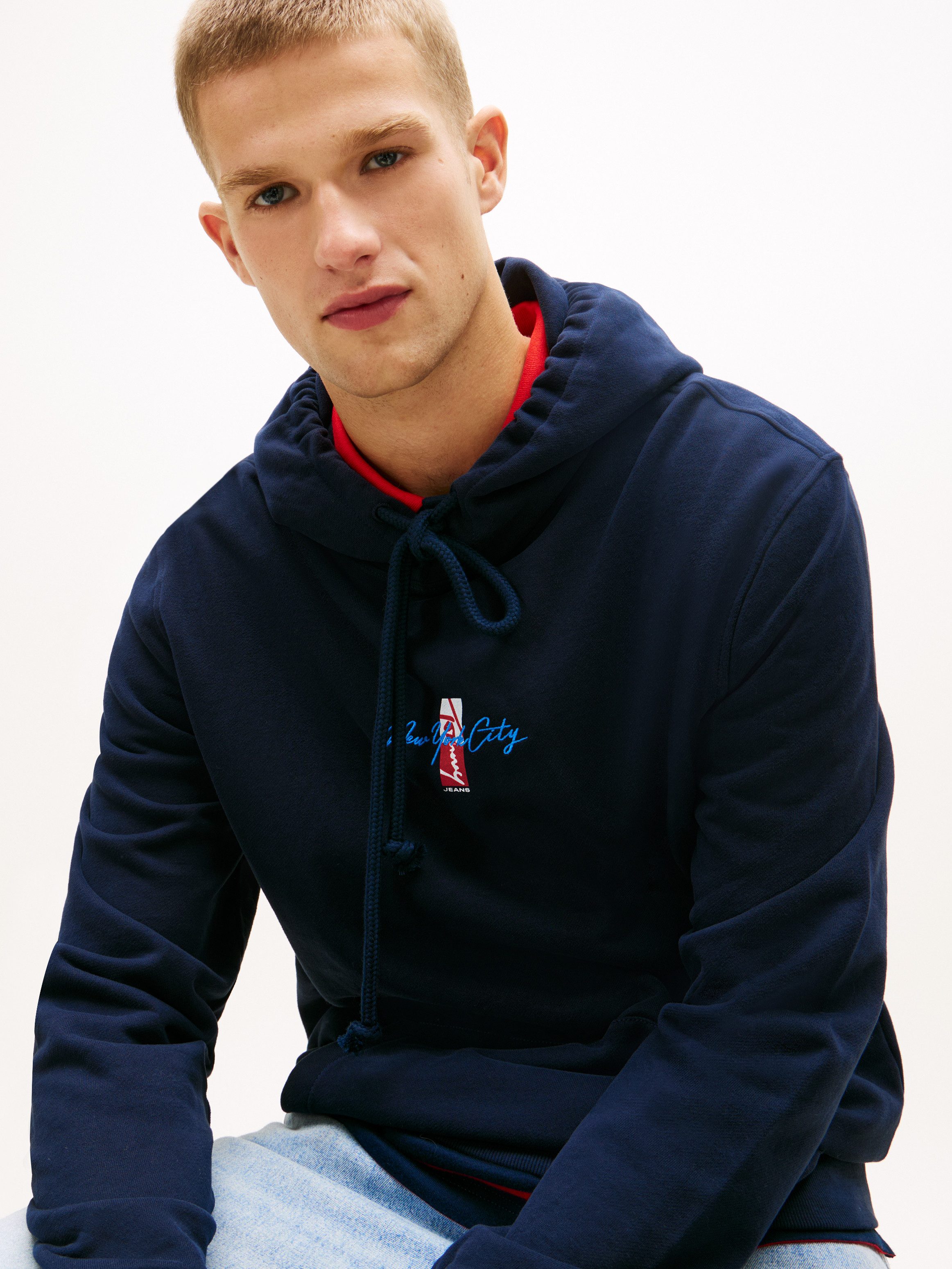 Tommy Jeans Kapuzensweatshirt TJM REGULAR SIGN BACKPRINT Regular fit mit Markenprint – Bild 2 von 5