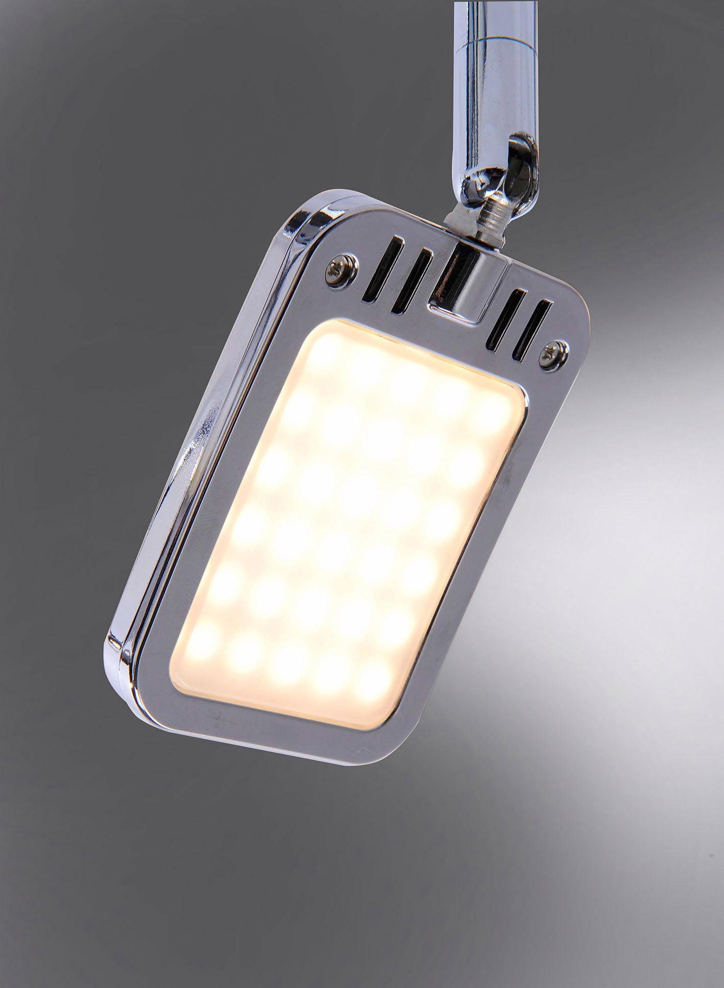 fest Leuchten Wella, Warmweiß, festverbautem LED Deckenleuchte Direkt integriert, LED-Leuchtmittel inklusive