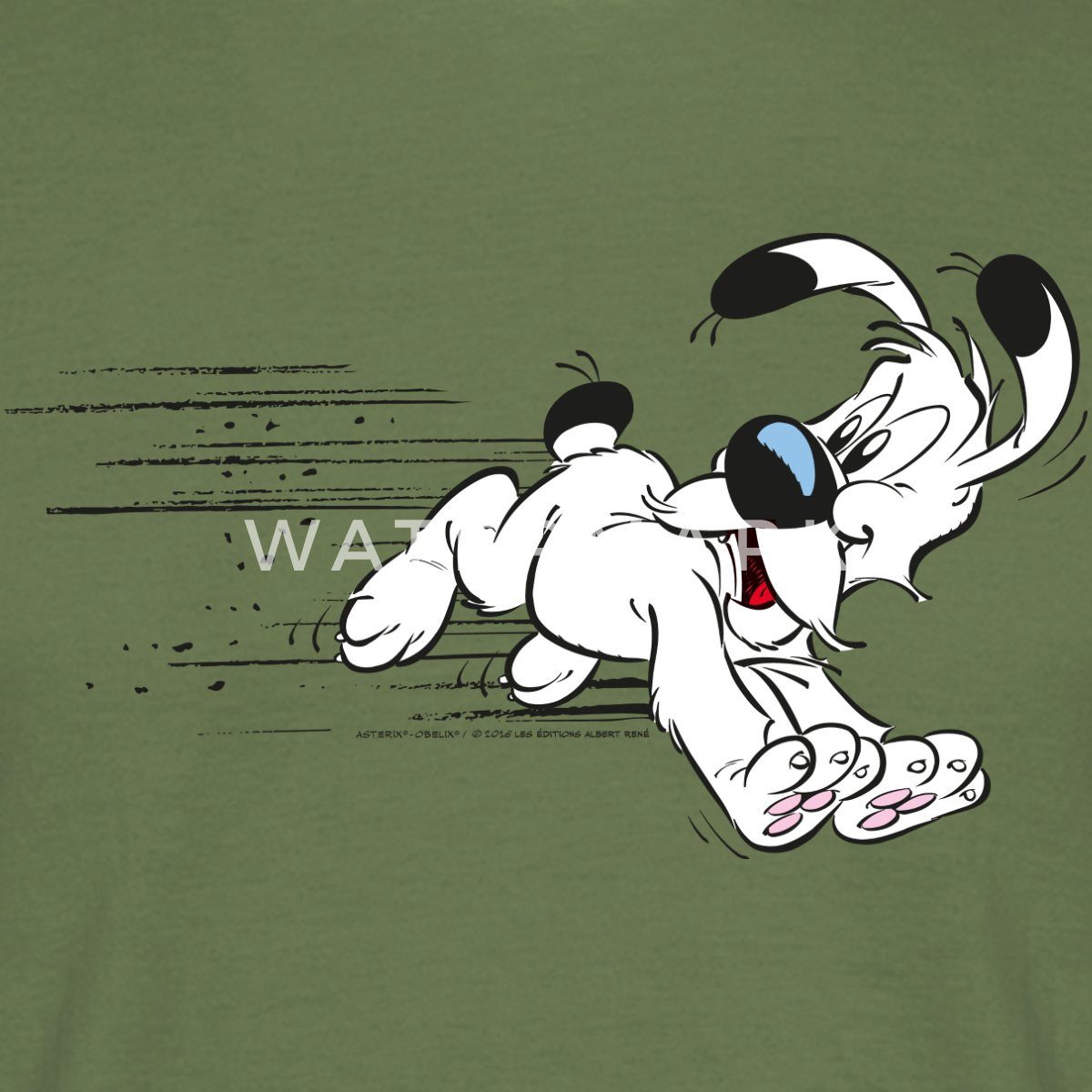 Spreadshirt T-Shirt Asterix & Obelix Idefix Hat Es Eilig Männer T-Shirt (1-tlg)
