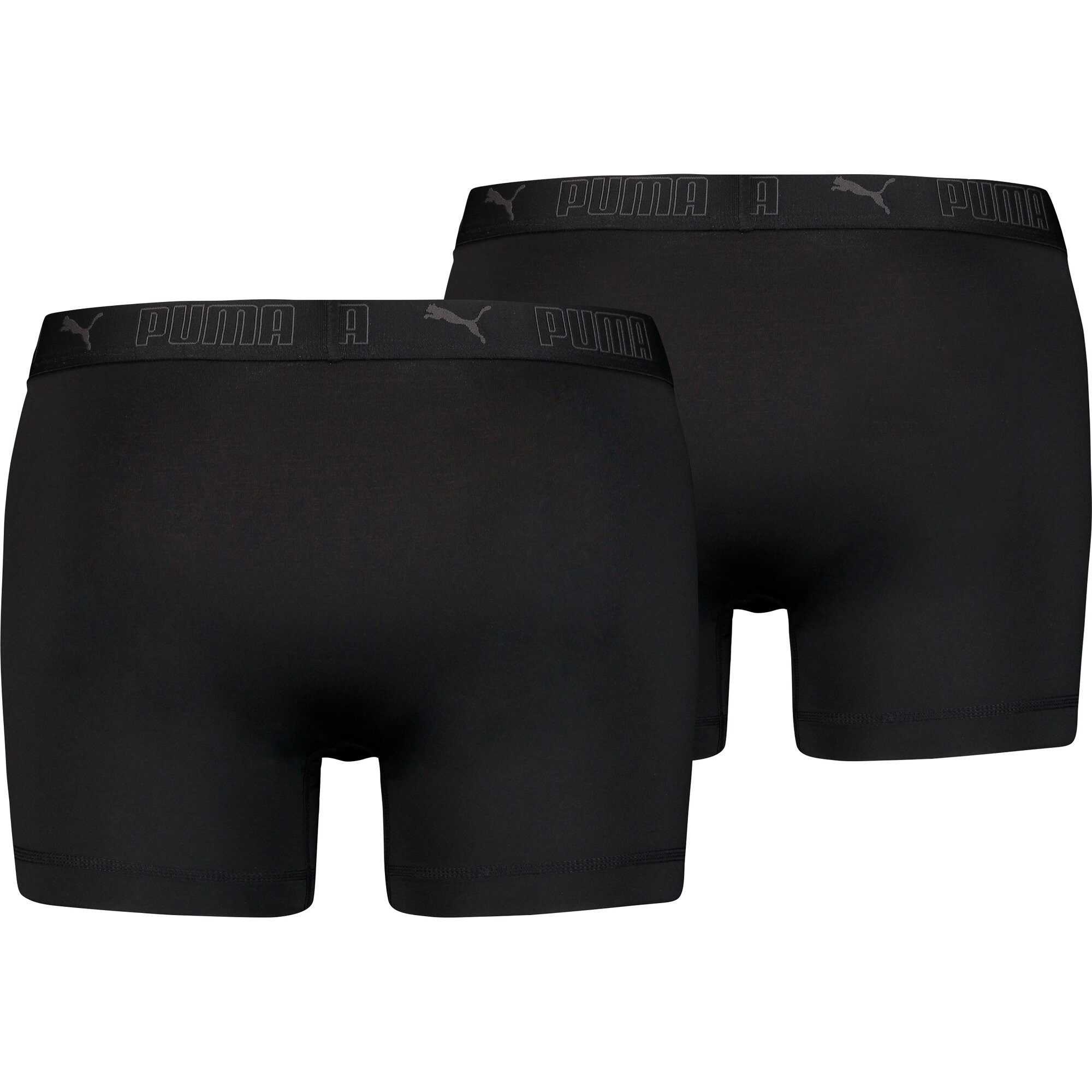 PUMA Boxershorts PUMA MEN SPORT MICROFIBER BOXERS 2P (2er Pack) mit Logo-Bund