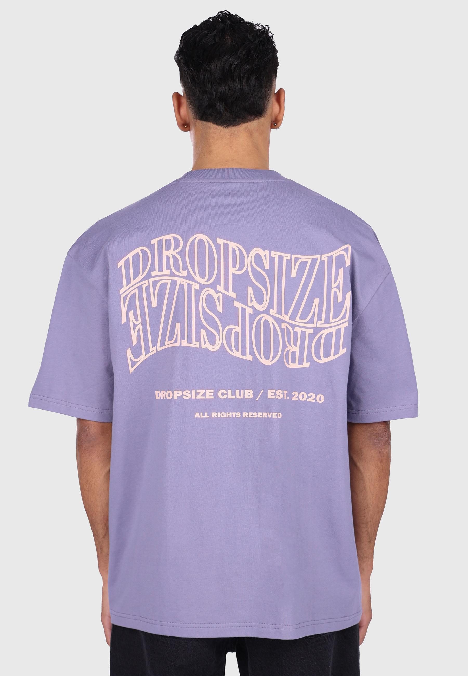 Dropsize T-Shirt Dropsize HEAVY OVERSIZE MIRRORED LOGO T-SHIRT (1-tlg)