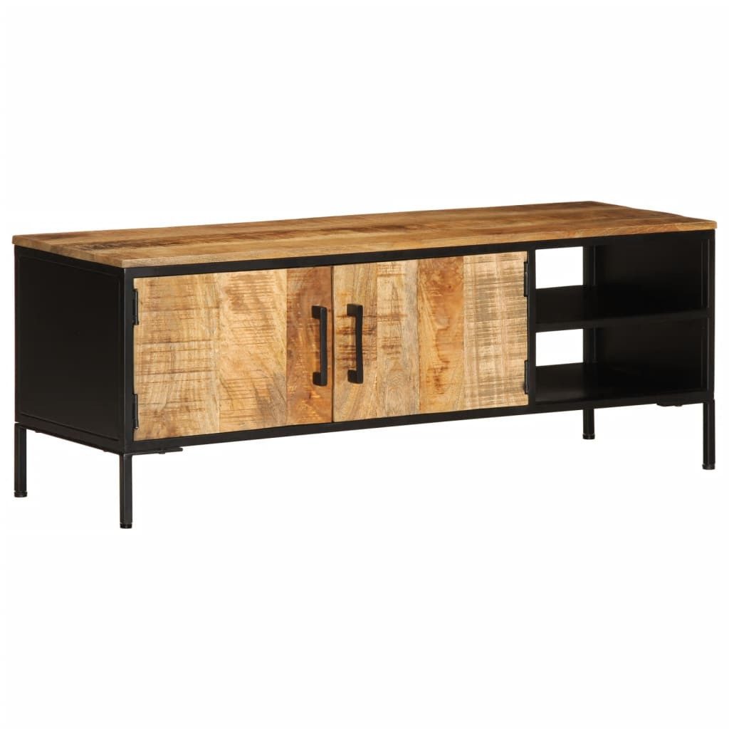 vidaXL Sideboard Sideboard Lowboard Schrank Aufbewahrung 110x35x40 cm Massivholz Mango