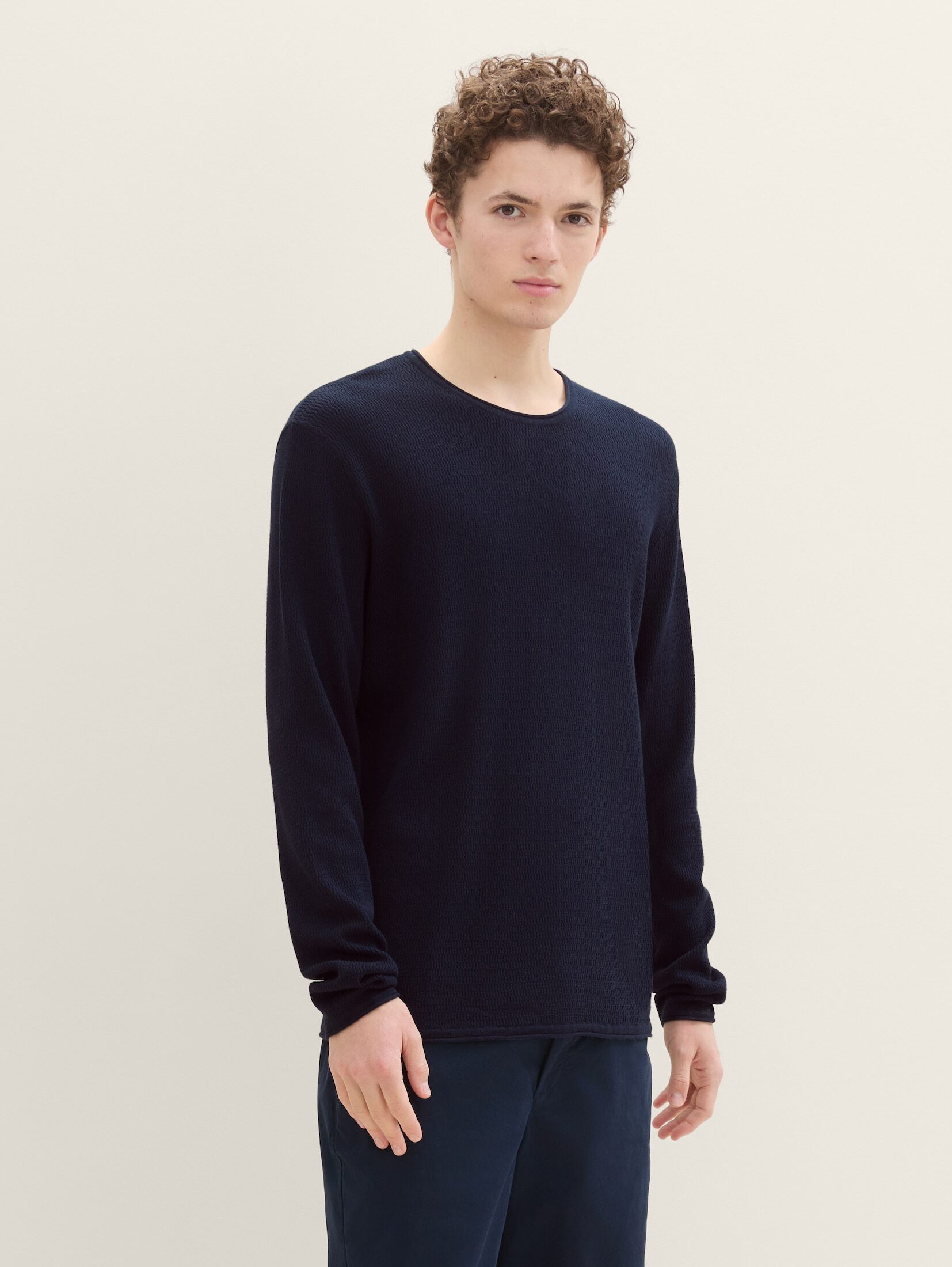 TOM TAILOR Denim Strickpullover Pullover & Strickjacken Strickpullover aus günstig online kaufen