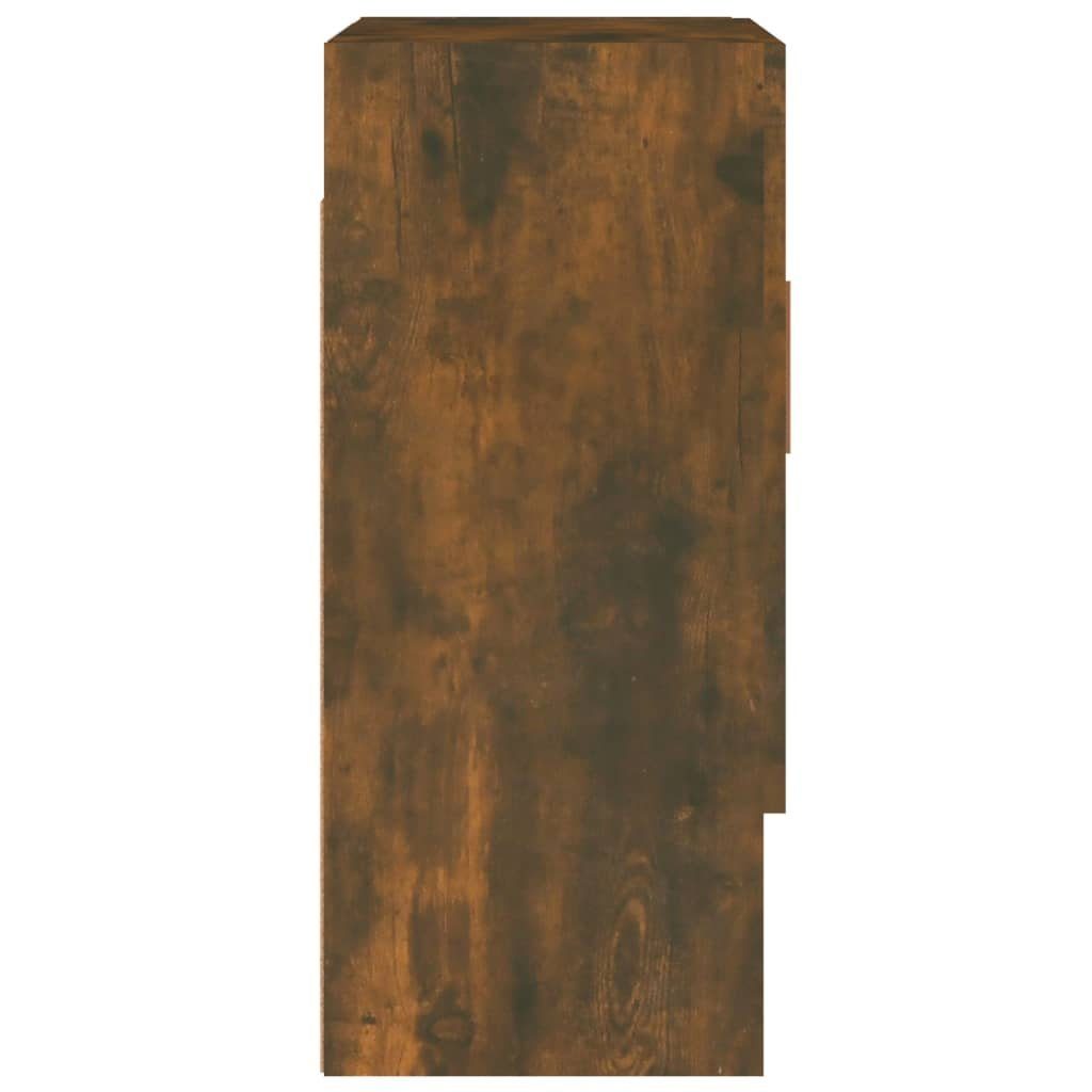 Holzwerkstoff Räuchereiche Fächerschrank vidaXL Wandschrank (1-St) 60x31x70 cm