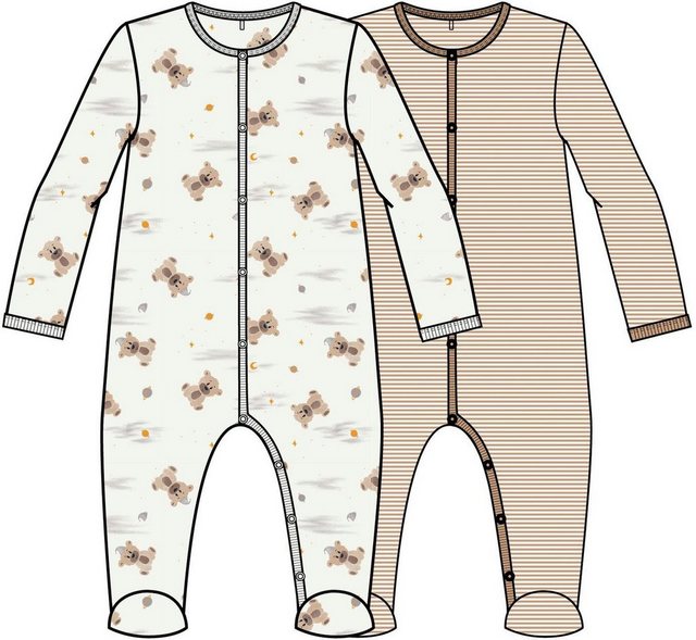 Name It Schlafoverall »NBNNIGHTSUIT 2P W F INCENSE TEDDY«  - Onlineshop Otto