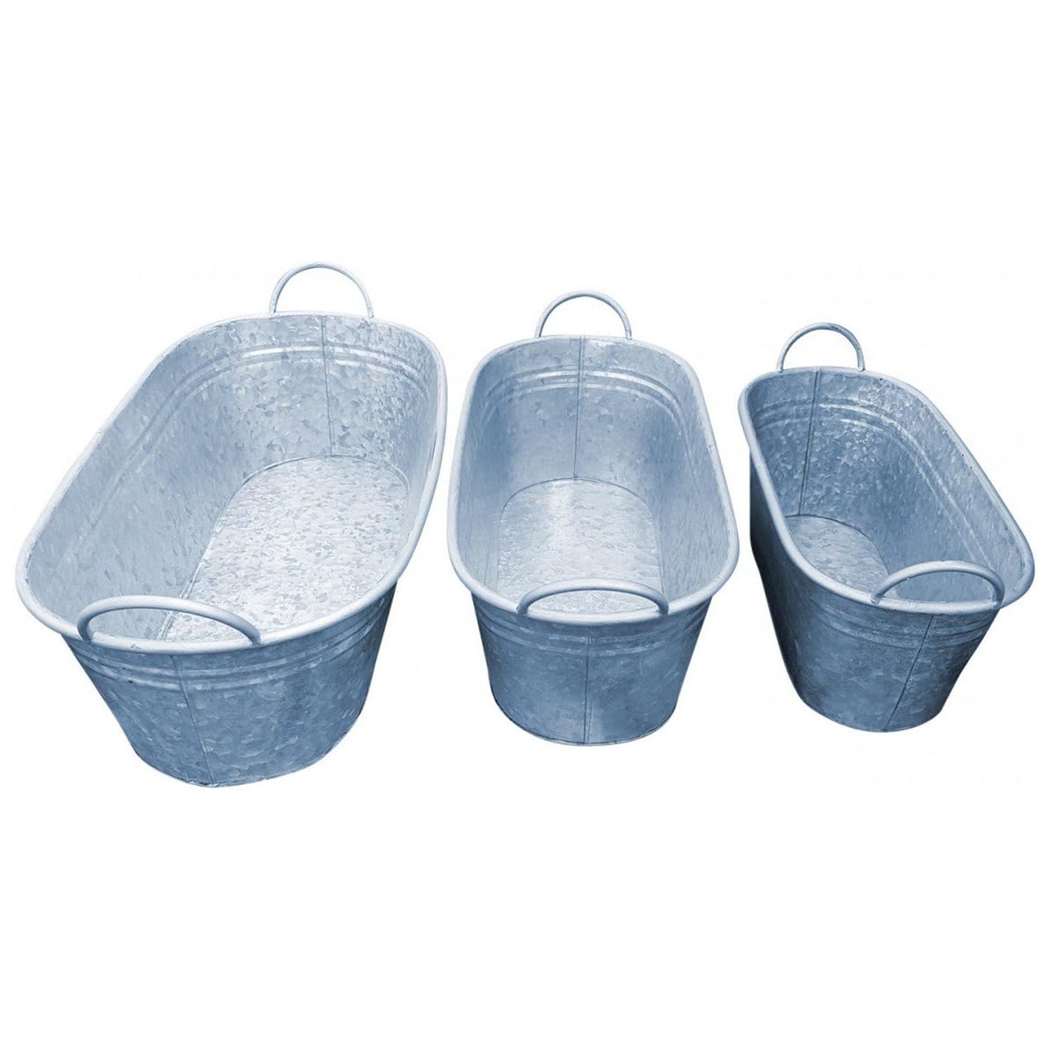 Fachhandel Plus Blumenkasten 3er Set verzinkte günstig online kaufen