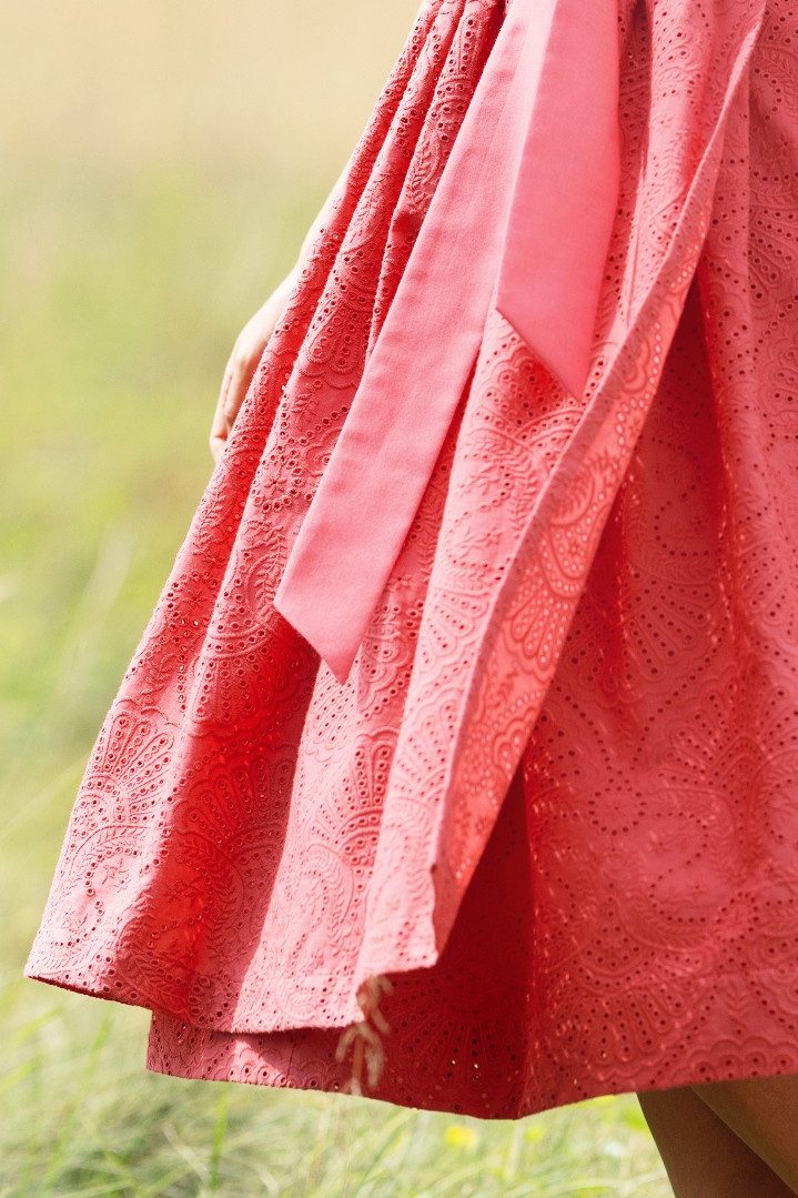 MarJo Dirndl Midi Dirndl 2tlg. - BIBERBACH - koralle