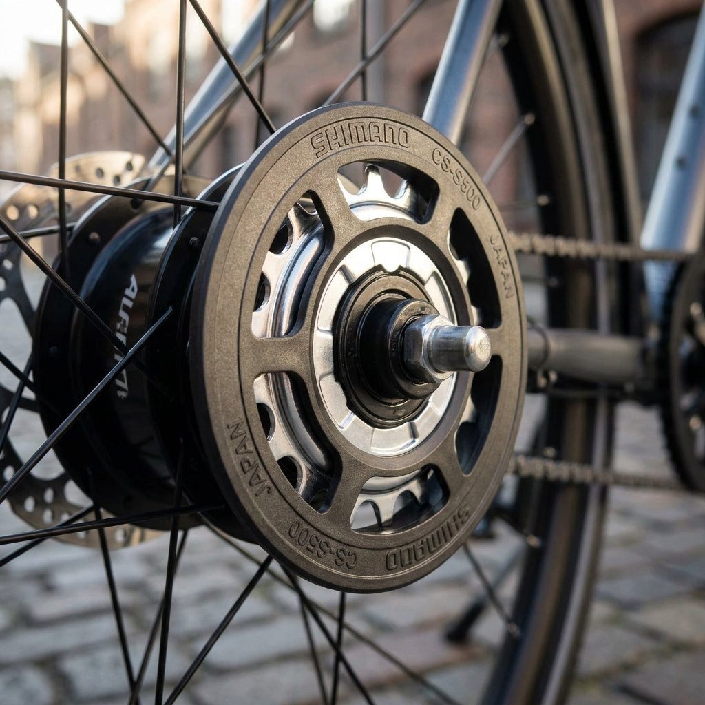 Shimano Schaltung SHIMANO Ritzel ALFINE 18Z. Mit Schutzscheibe Ritzel - für Shimano Alfi