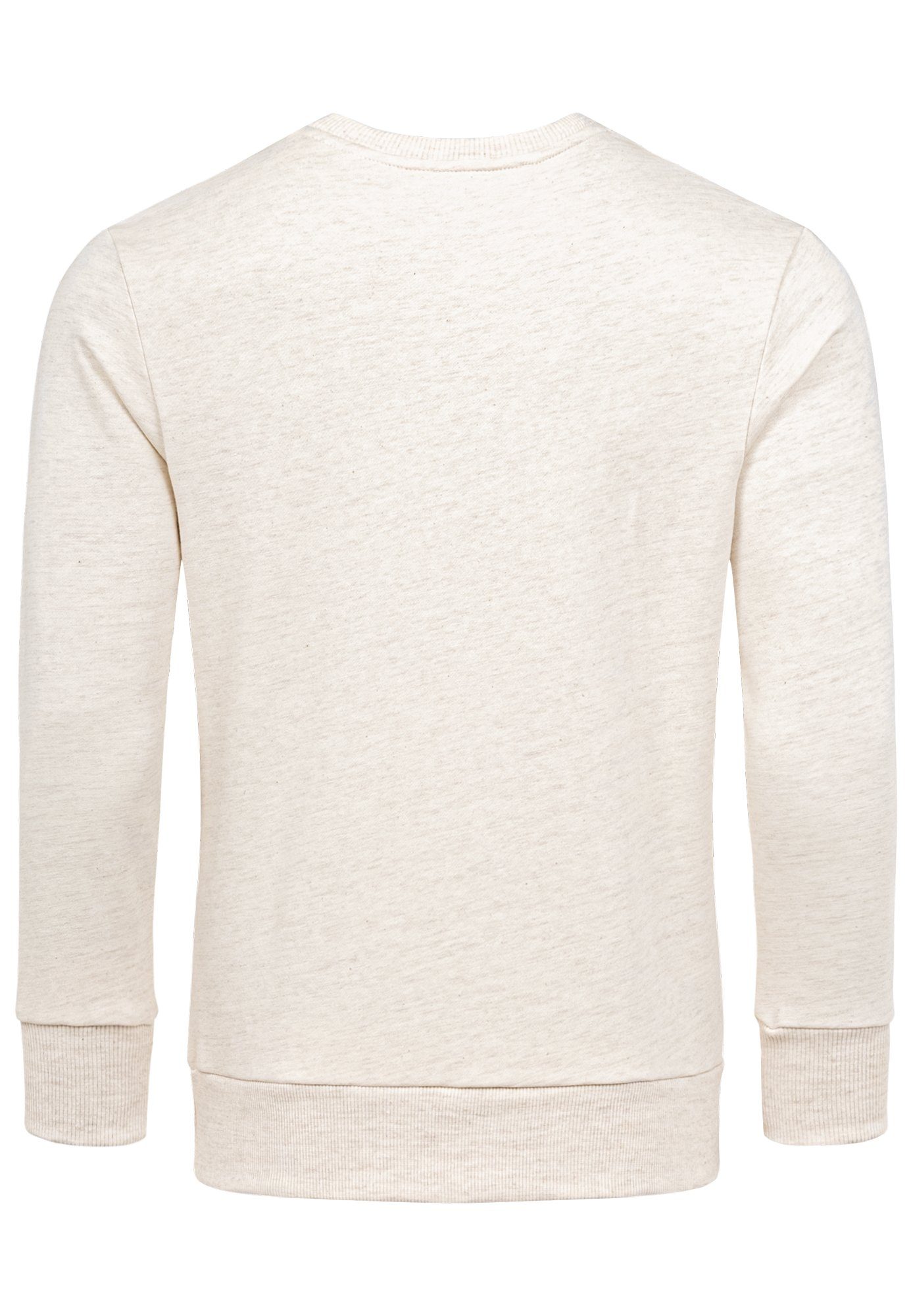 Amaci&Sons Sweatshirt DURHAM Sweatshirt mit Rundhalsausschnitt günstig online kaufen