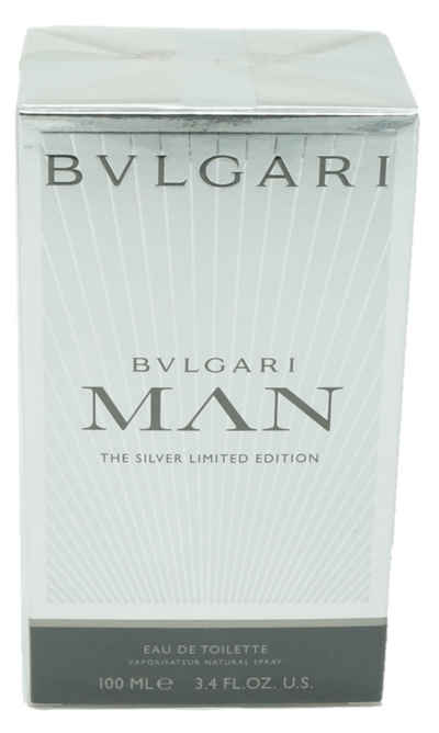 BVLGARI Eau de Toilette Bvlgari Man The Silver Limited Edition Eau de Toilette Spray 100 ml