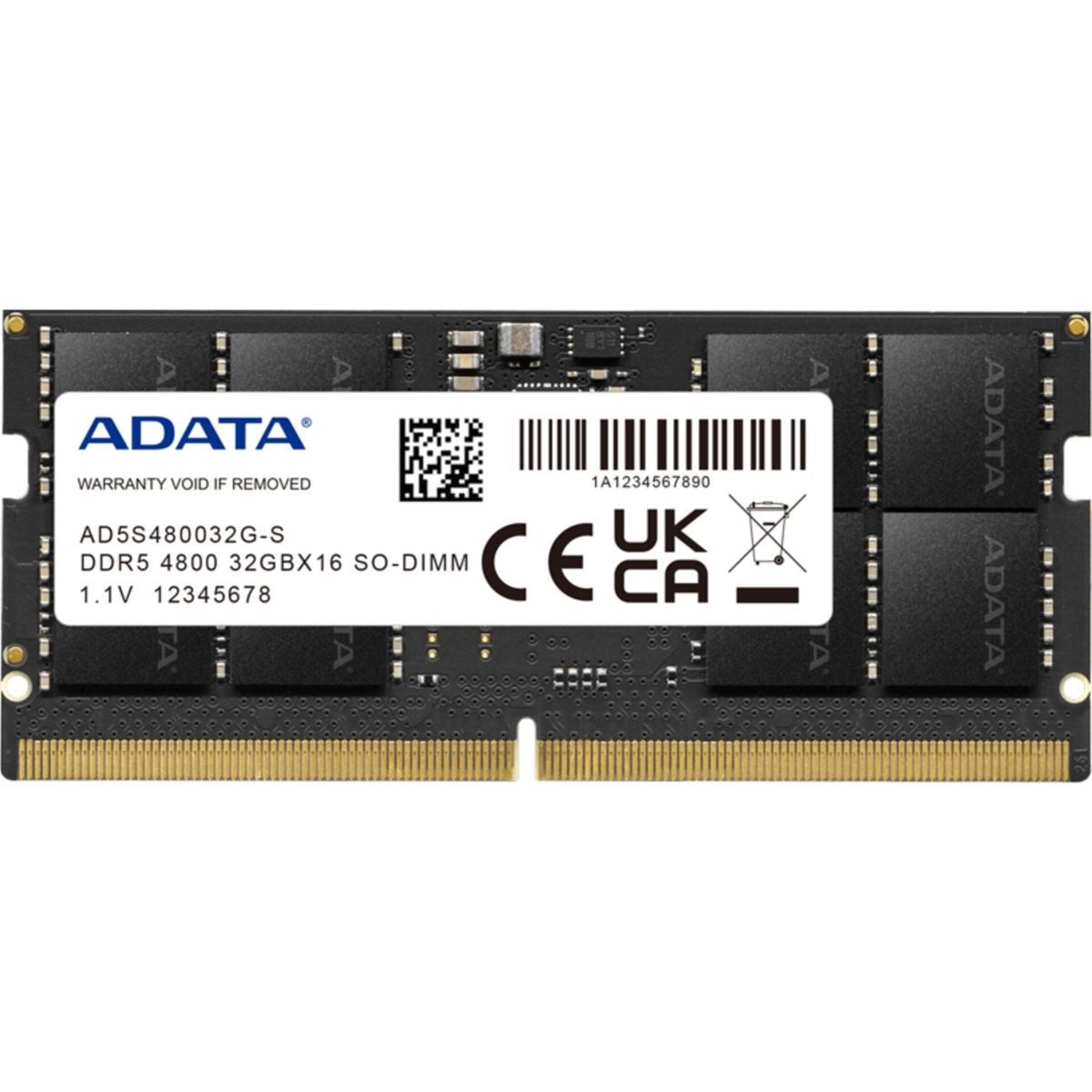 ADATA DDR5 SO-DIMM 32GB AD5S480032G-S Laptop-Arbeitsspeicher