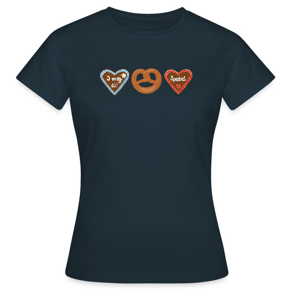 Spreadshirt T-Shirt I Mog Di Lebkuchenherz günstig online kaufen