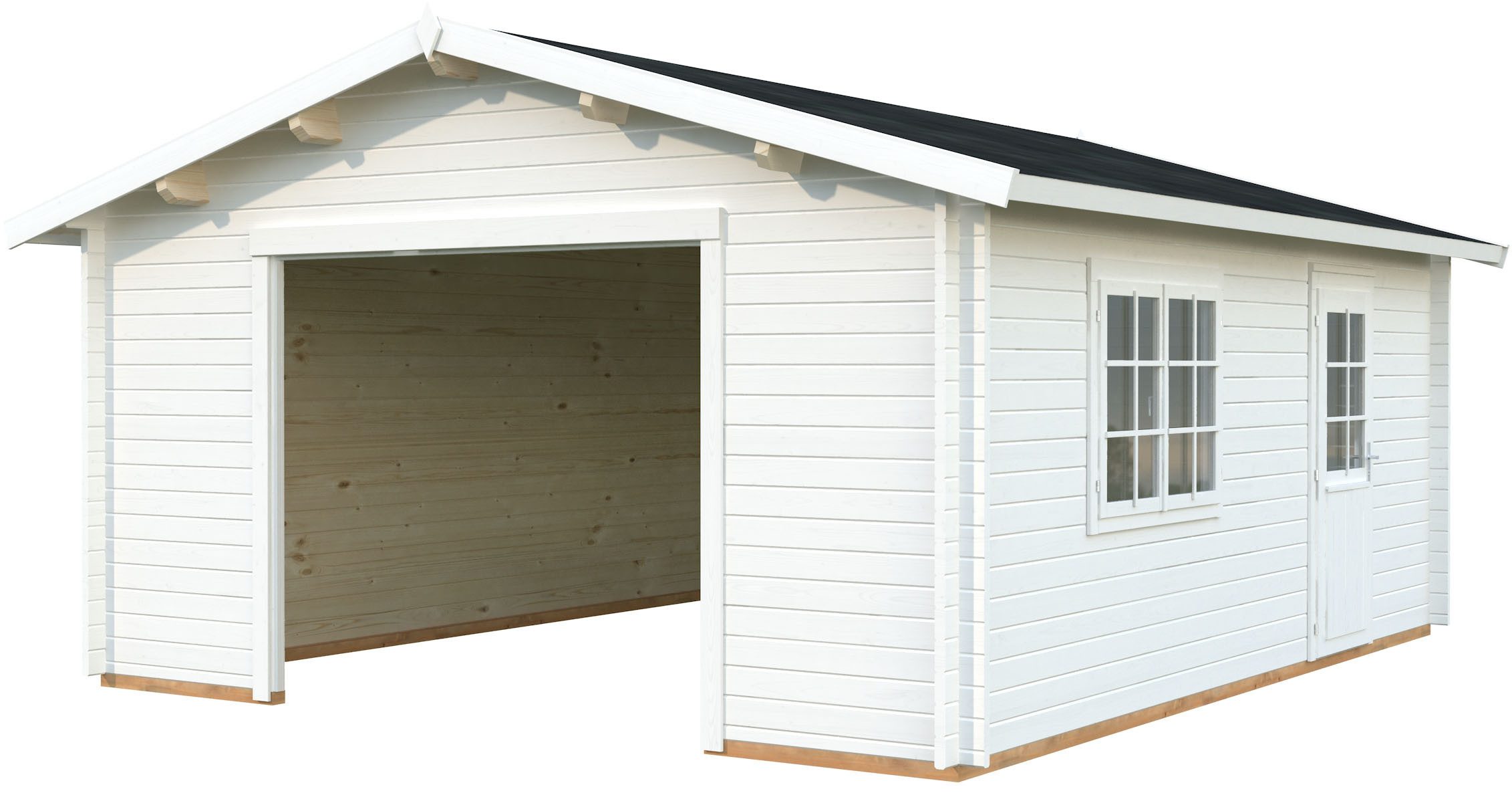 Palmako Garage Roger, ohne Tor, BxTxH: 514x598x287 cm