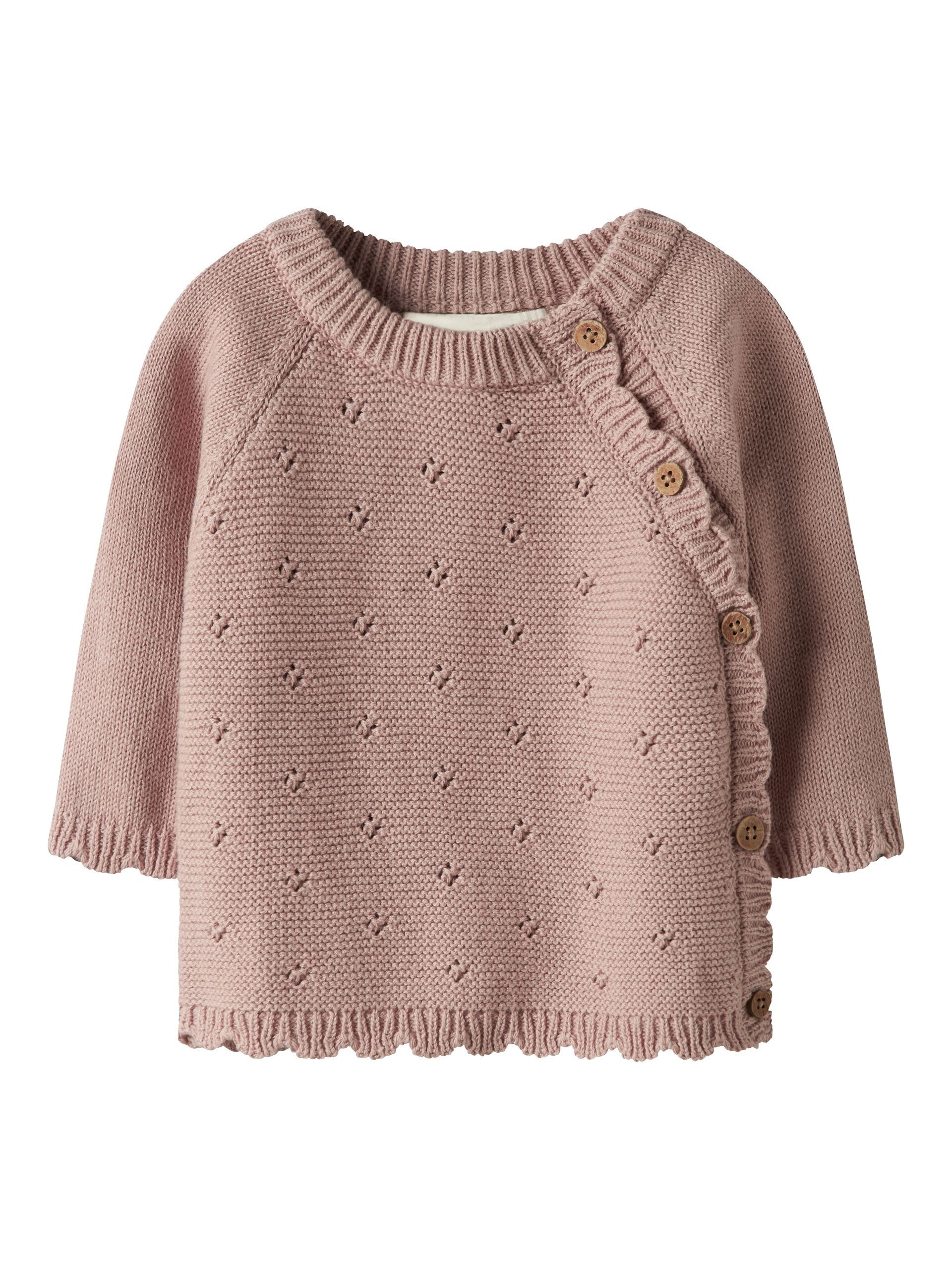 Name It Strickjacke NBFLAGUNA LS WRAP KNIT LIL