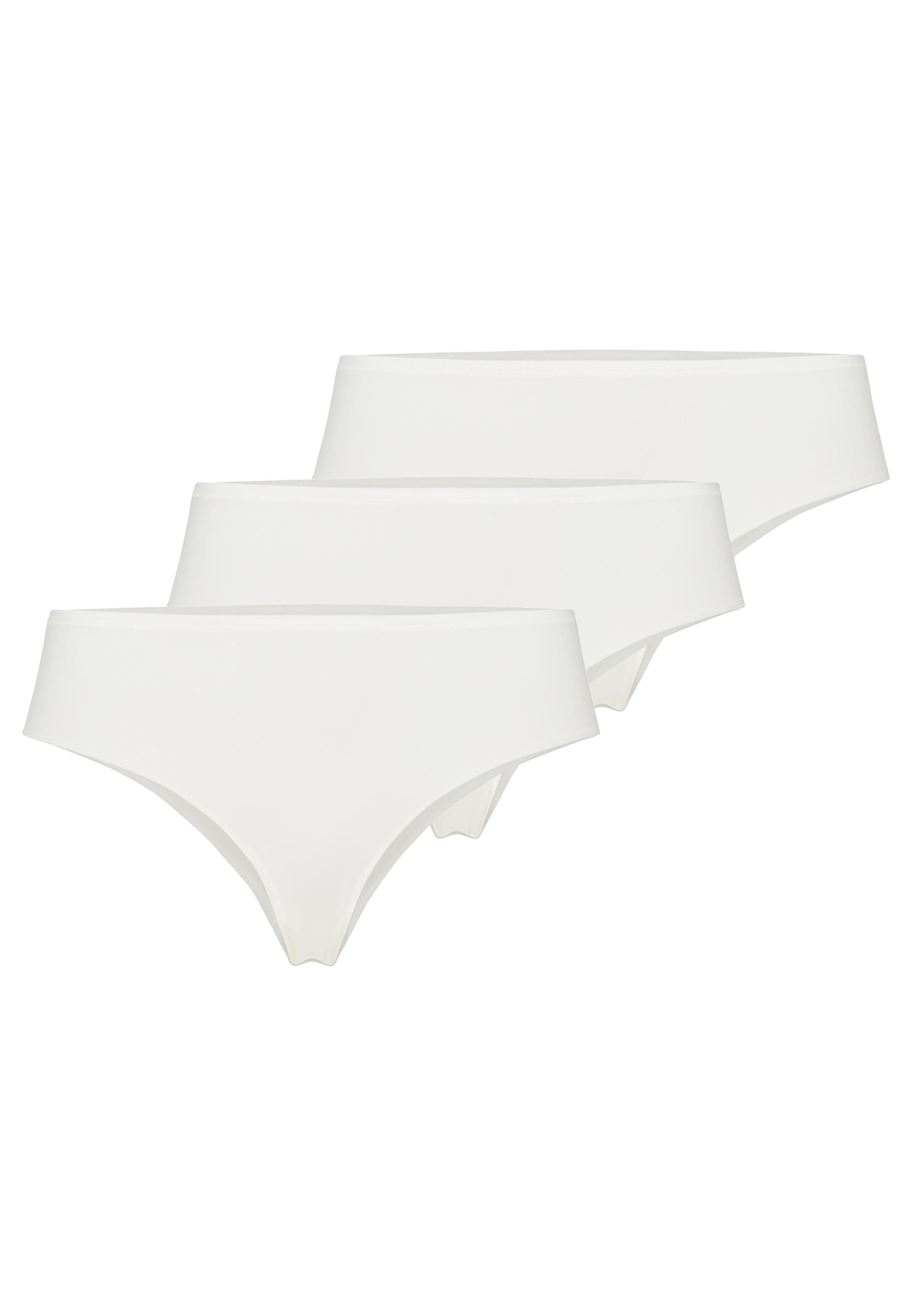 Hanro Midislip 3er Pack Allure (Spar-Set, 3-St) Midi Slip - Atmungsaktiv - Elastisches Material für hohen Komfort