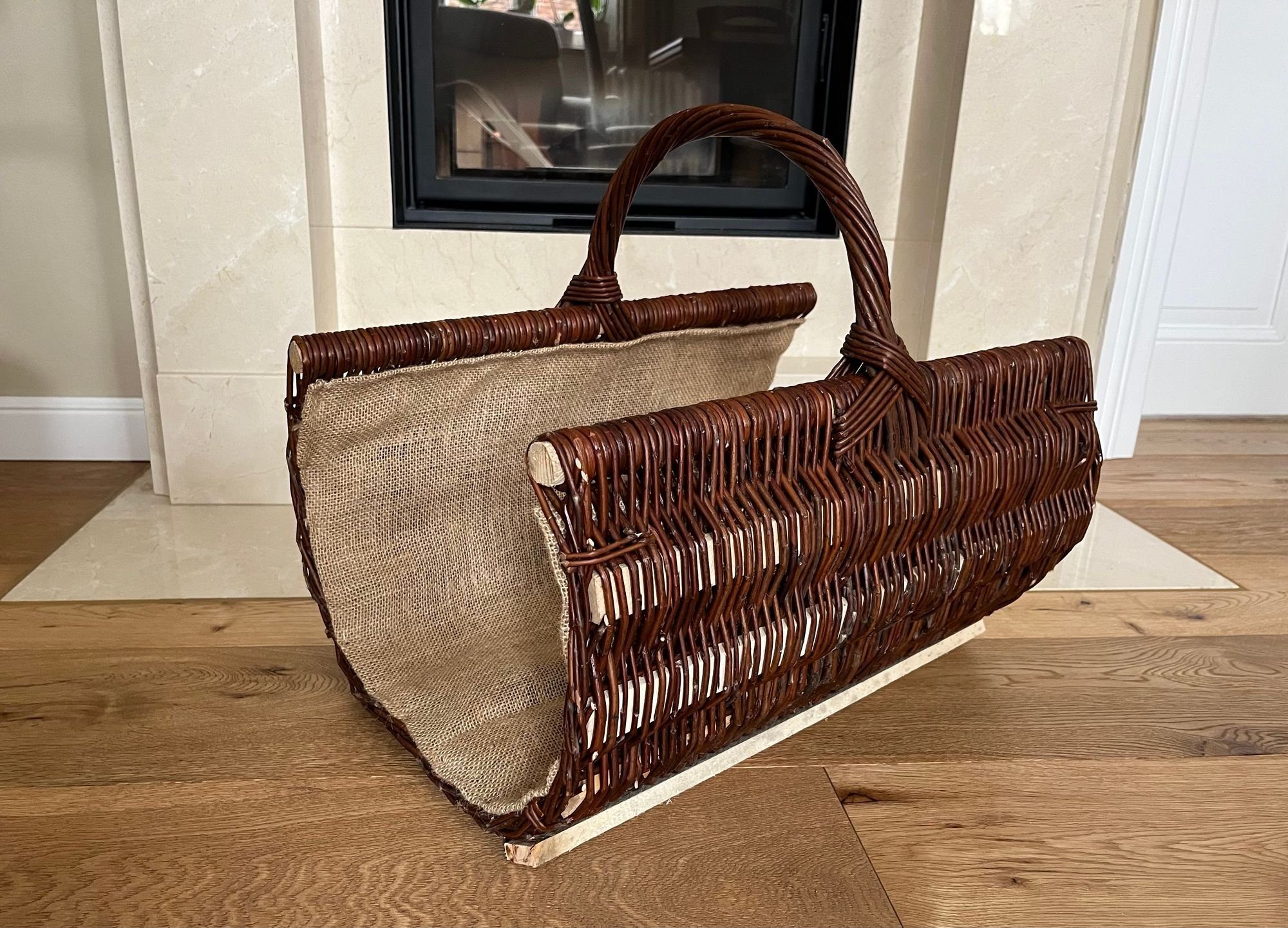DSH DEKO SHOP HANNUSCH Kaminholzkorb Kaminkorb 2 Jute