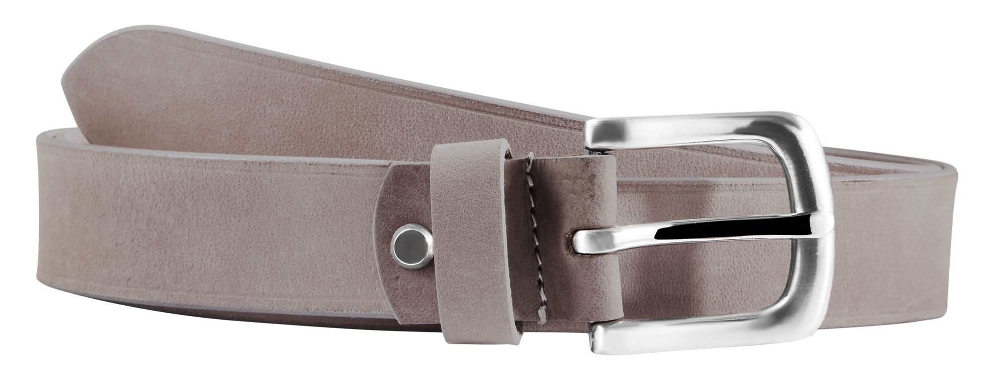 Leonardo Verrelli Ledergürtel Leonardo Verrelli Echt Leder Gürtel, Länge 75 cm Damen GÃ¼rtel