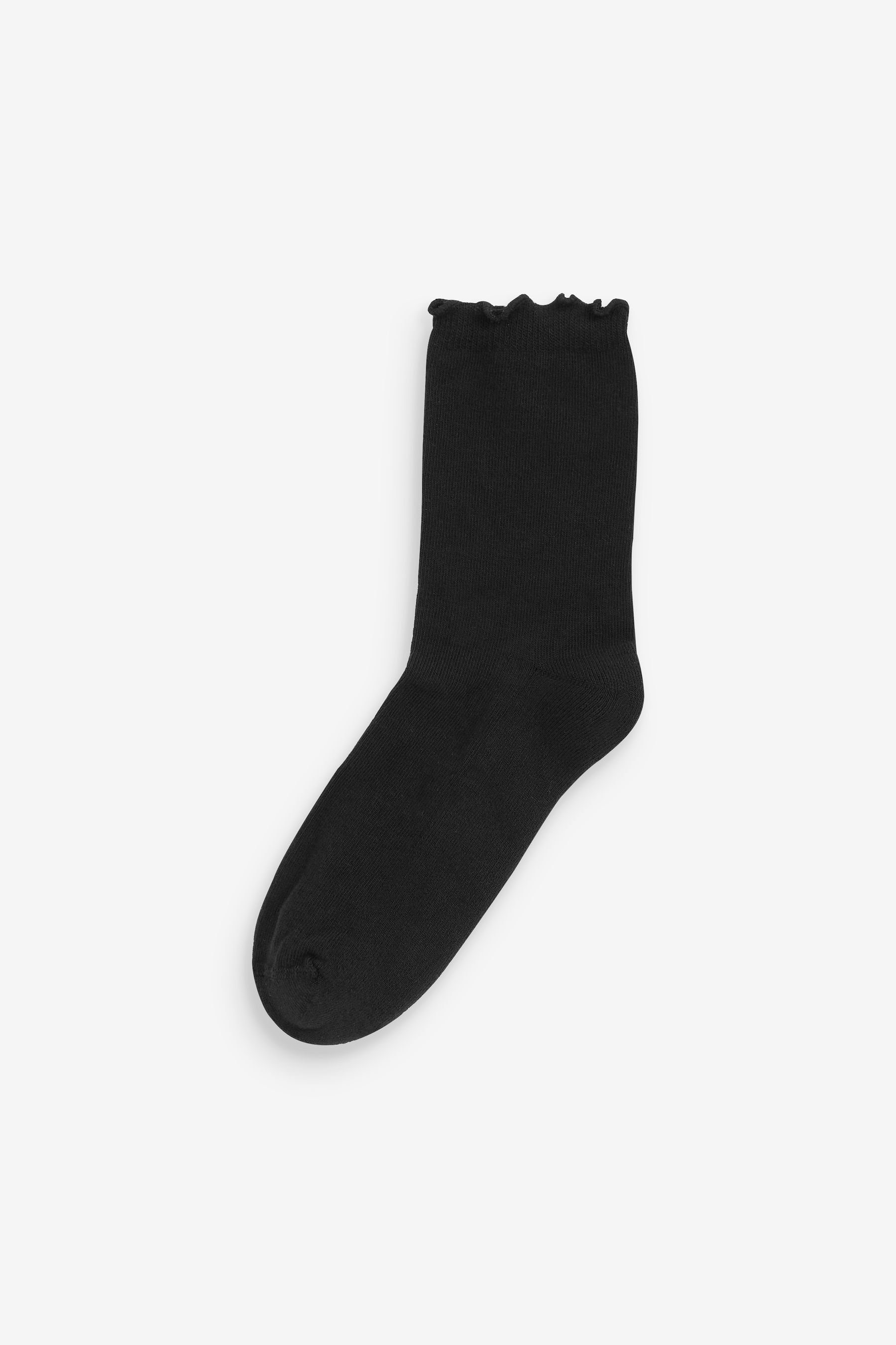 (1-Paar) mit Next Black Kurzsocken gepolsterter 4er-Pack Söckchen Sohle,