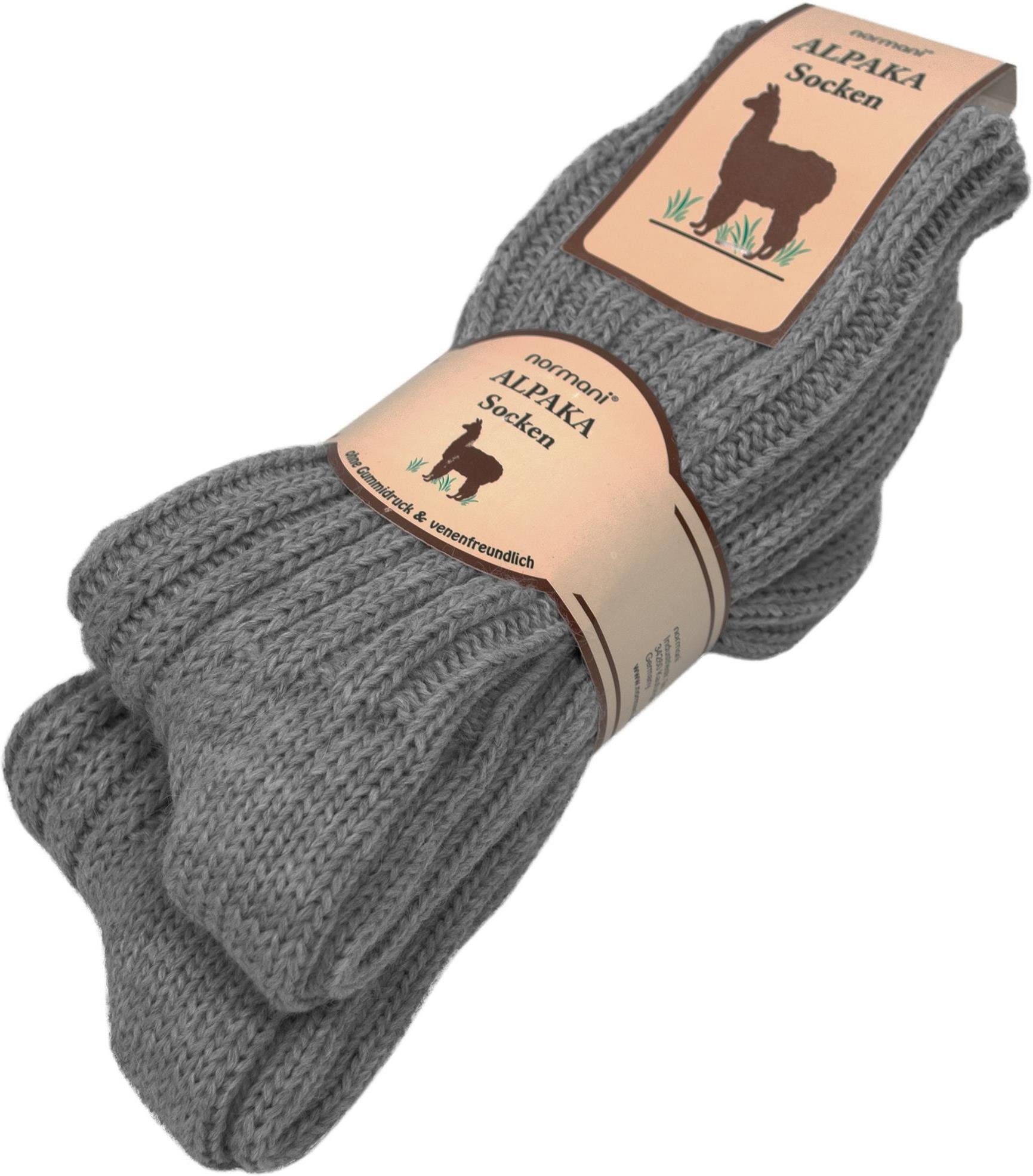 Thermosocken 2 Paar Alpaka-Socken