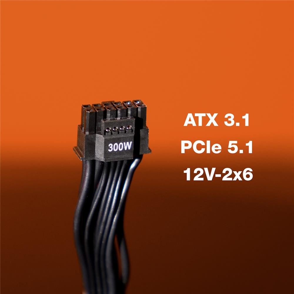 be quiet! Pure Power 12 1000W PC-Netzteil (80 Plus Gold Effizienz, ATX 3.1 mit voller Unterstützung für PCIe 5.1) – Bild 3 von 5