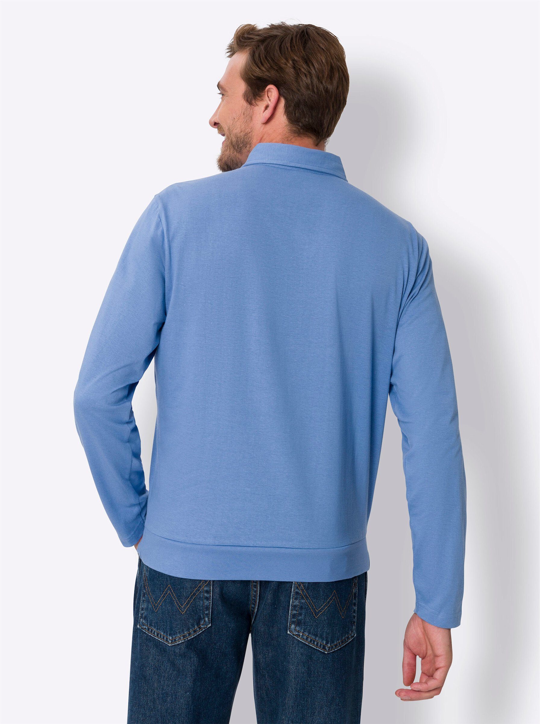 Sieh an! T-Shirt Langarm-Poloshirt günstig online kaufen