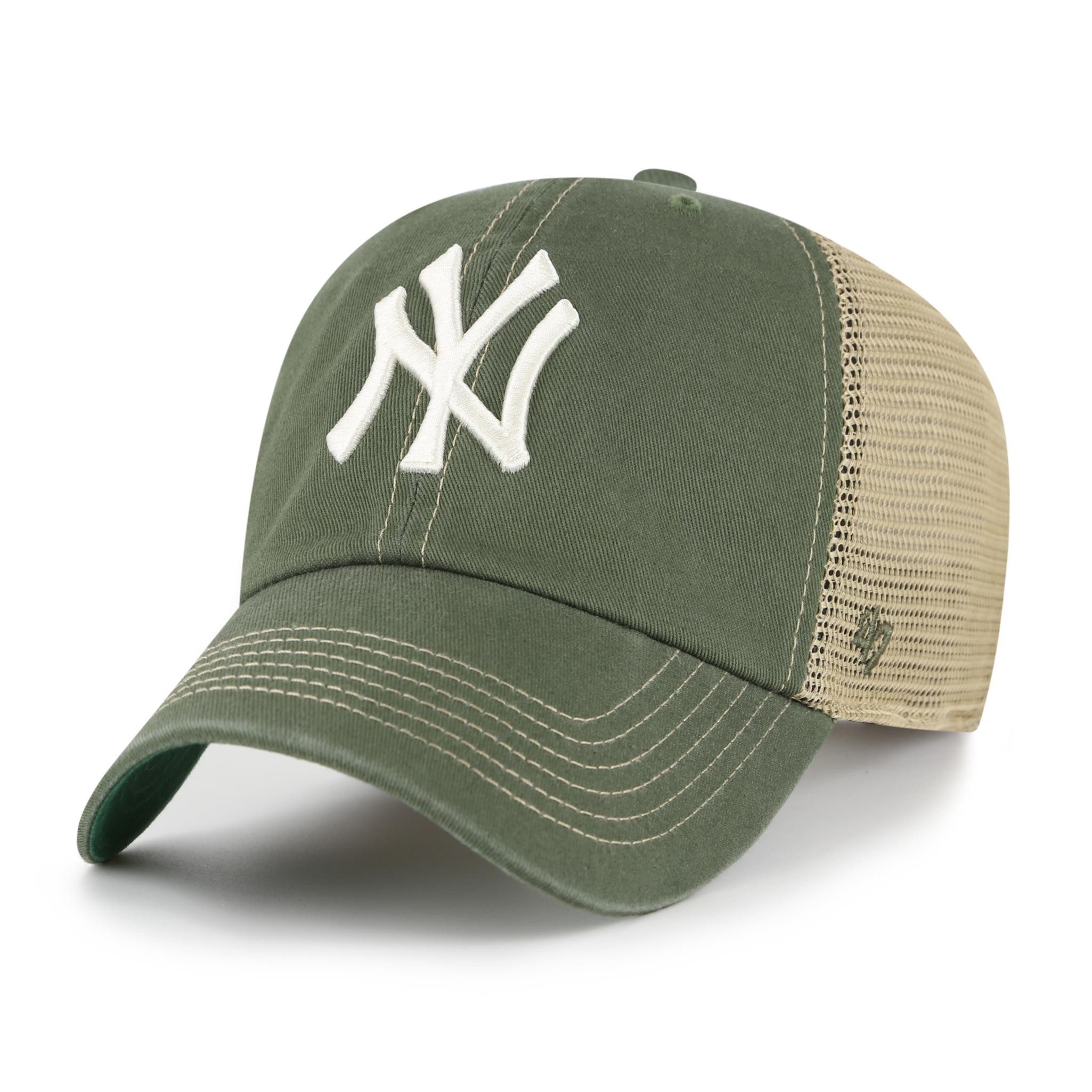 '47 Brand Baseball Cap '47 Brand MLB New York Yankees Trawler '47 CLEAN UP Cap (Basecap, Basecap, Clean Up Cap, Meshcap) Used-Look (Garment Wash)