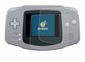 BROTECT Schutzfolie für Nintendo Gameboy Advance GBA, Displayschutzfolie, 2 Stück, Folie klar