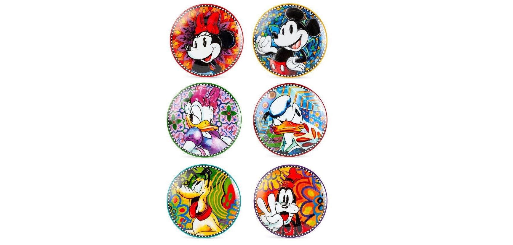 GILDE Frühstücksteller Disney, Teller-Set, Mickey Mouse &co. 19cm, Disney