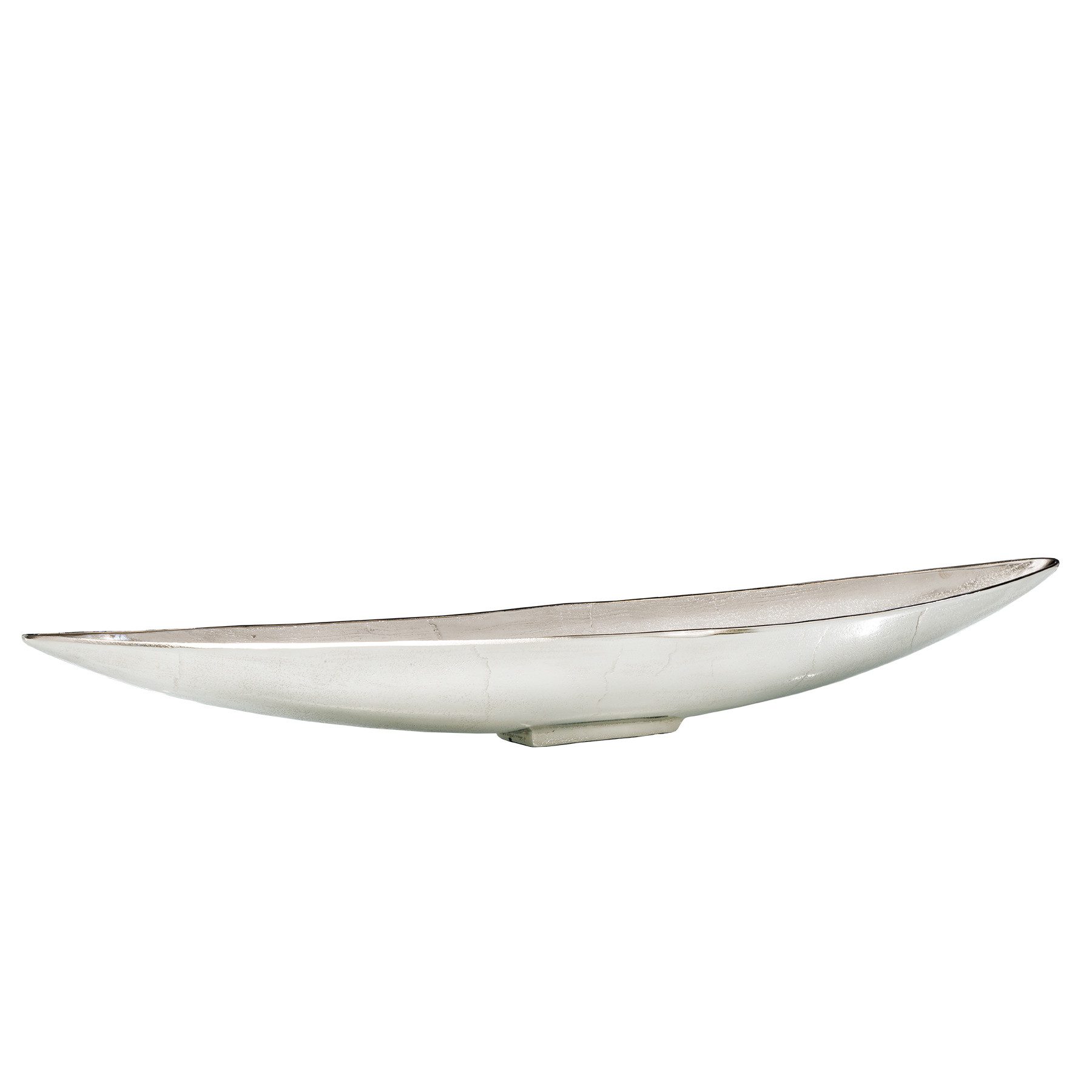 riess-ambiente Dekoschale SILVER LEAF 80cm silber (Einzelartikel, 1 St), Wo günstig online kaufen