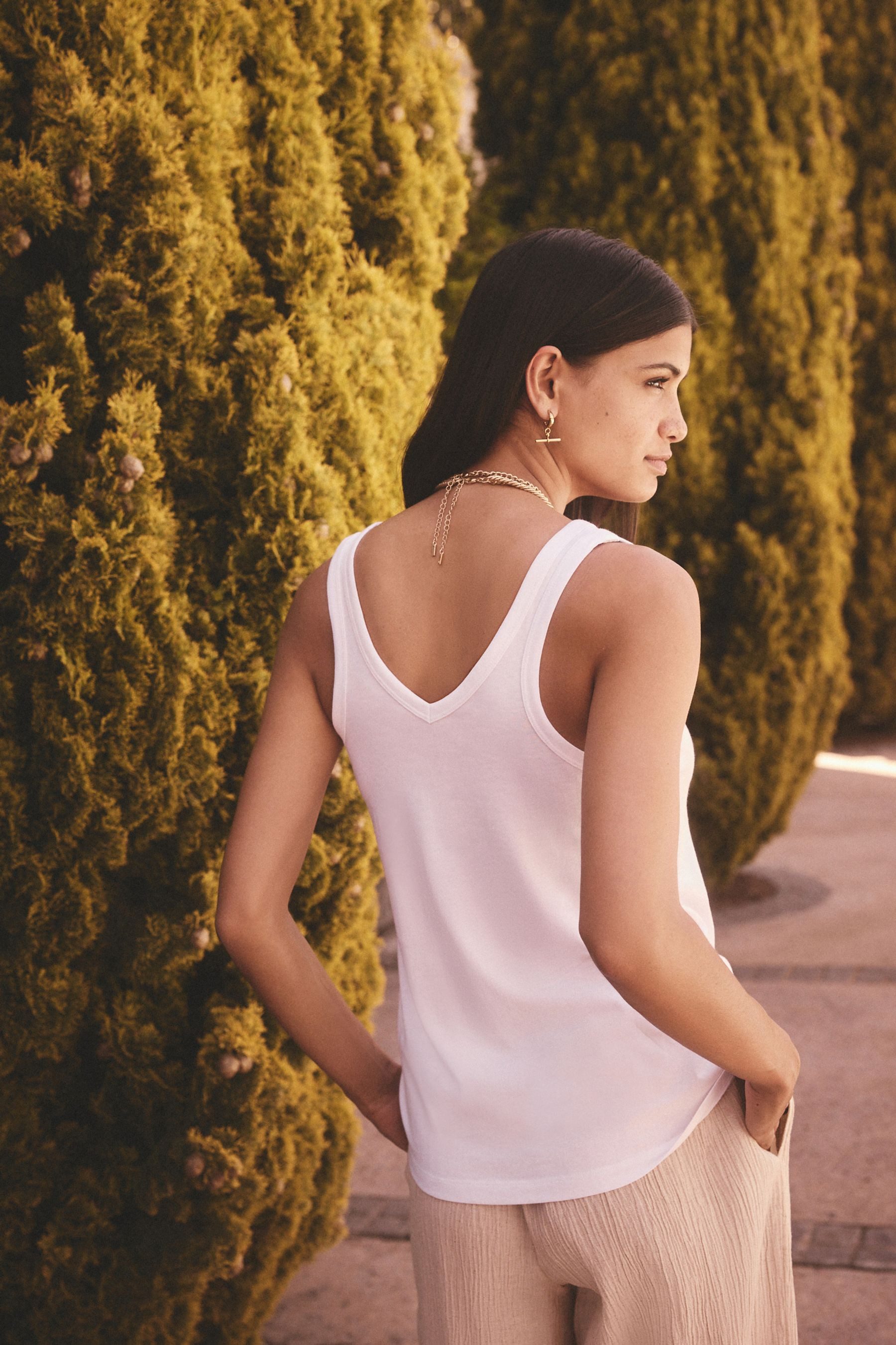 Next Trägertop Weites Top aus Modal, Kurzgröße (1-tlg) günstig online kaufen