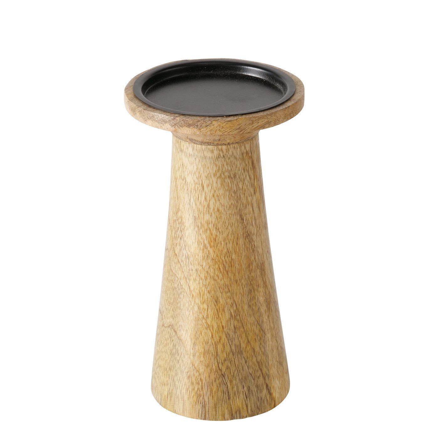 Kerzenhalter Kerzenleuchter Merla, 19 cm hoch, Braun, 2051680